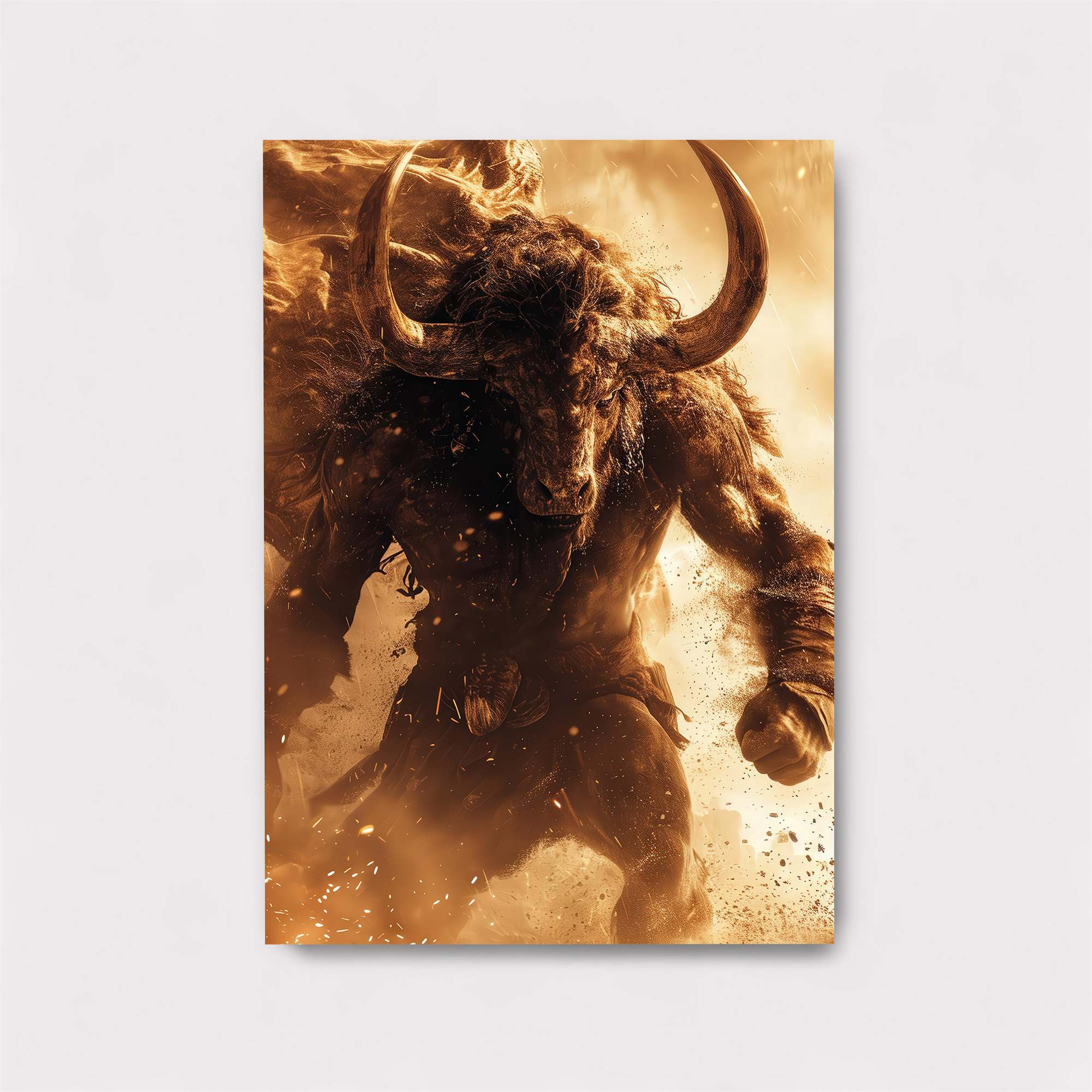 Minotaur Menace Safe Wall Magnetic / M