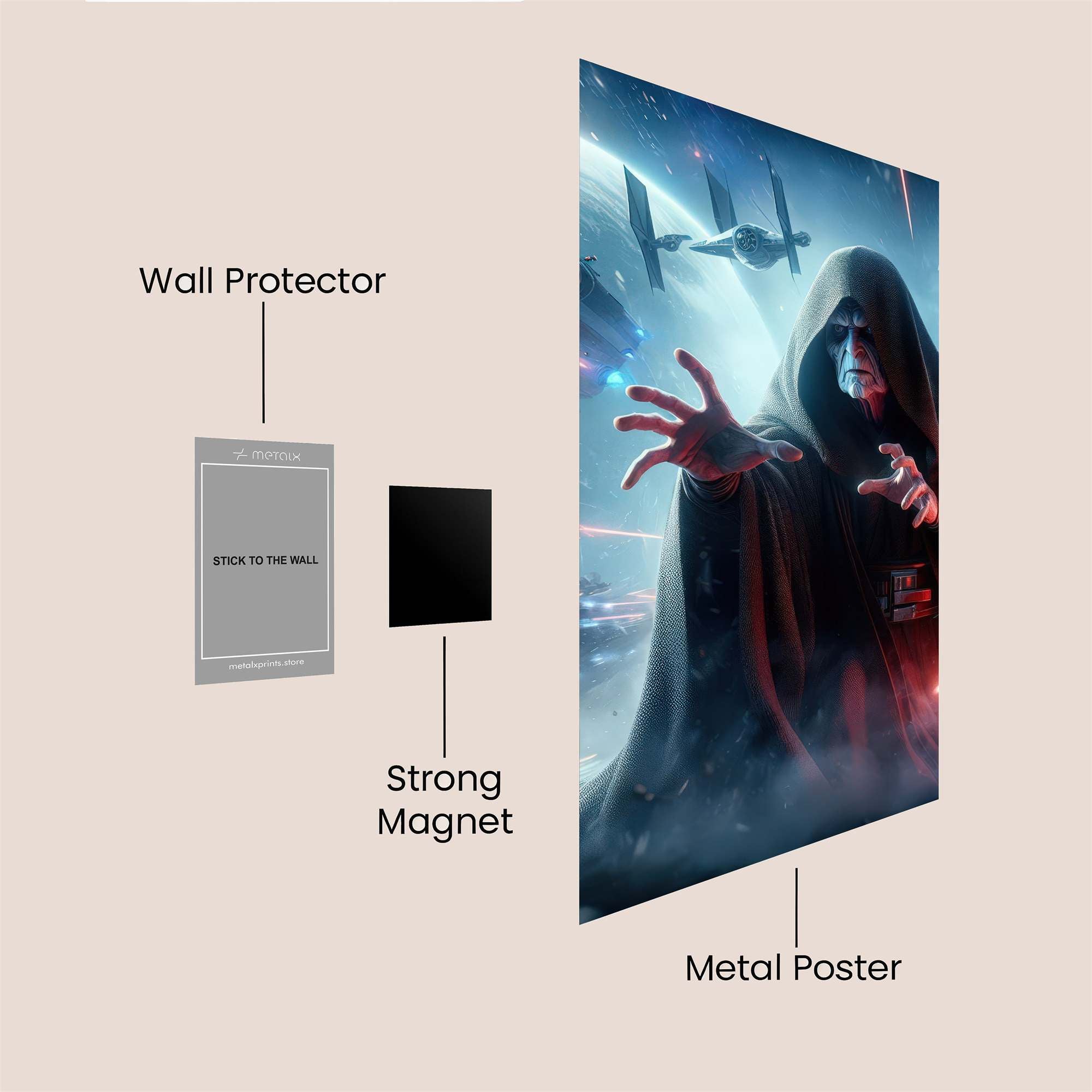 Vader Menacing Safe Wall Magnetic / M