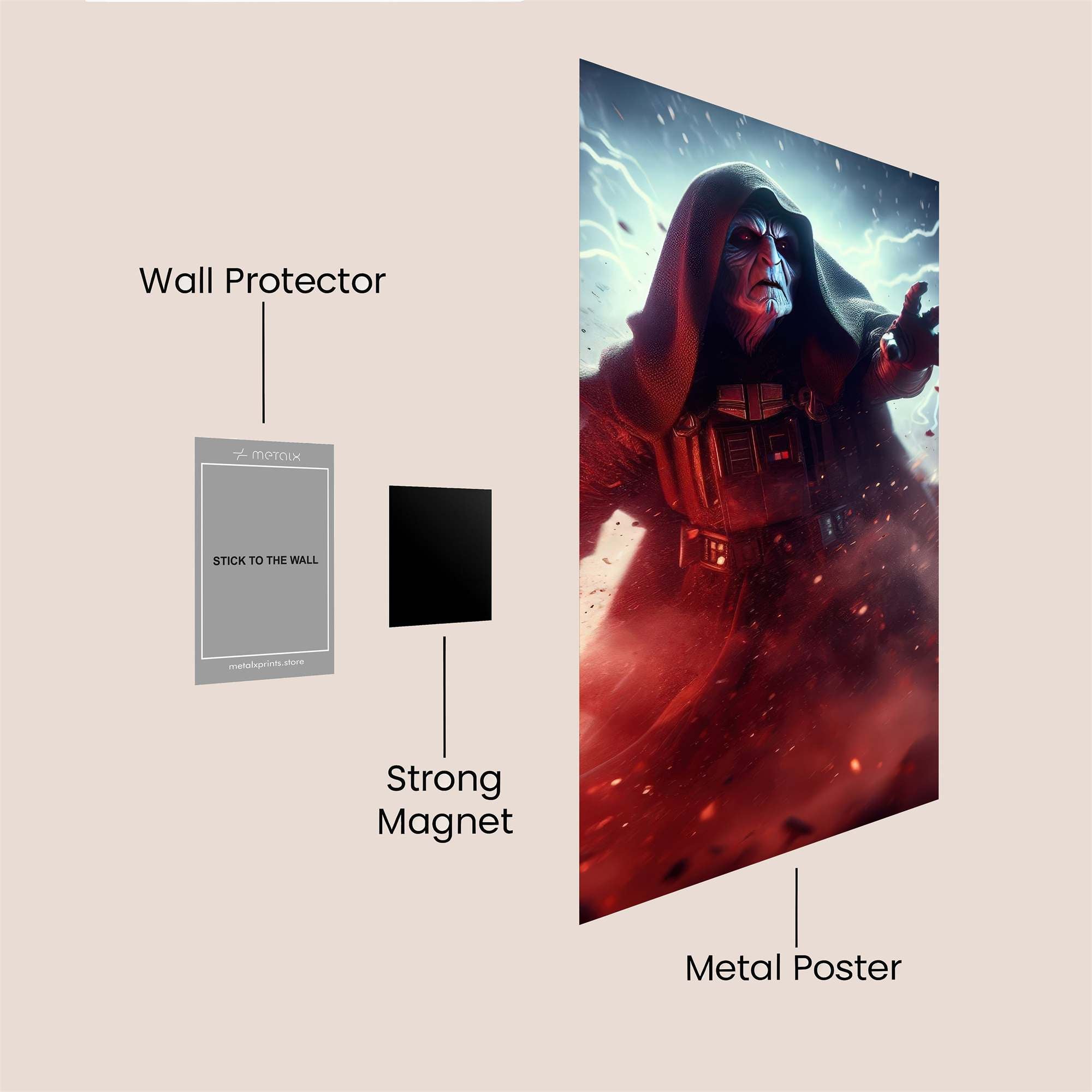 Vader Unleashed Safe Wall Magnetic / M