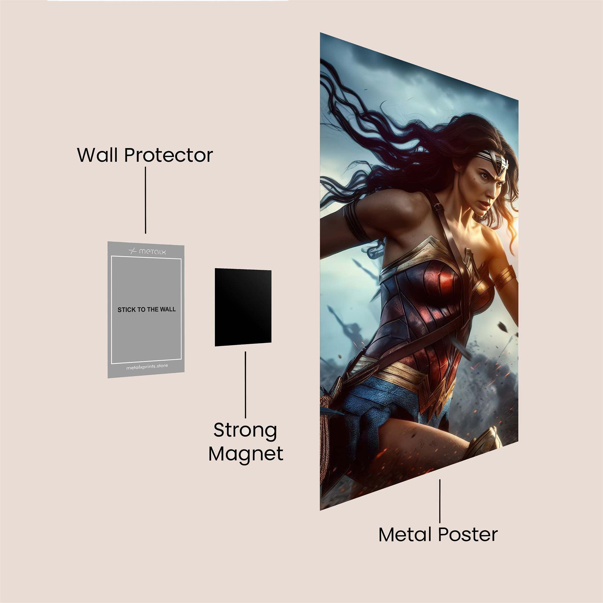 Wonder Triumphant Safe Wall Magnetic / M