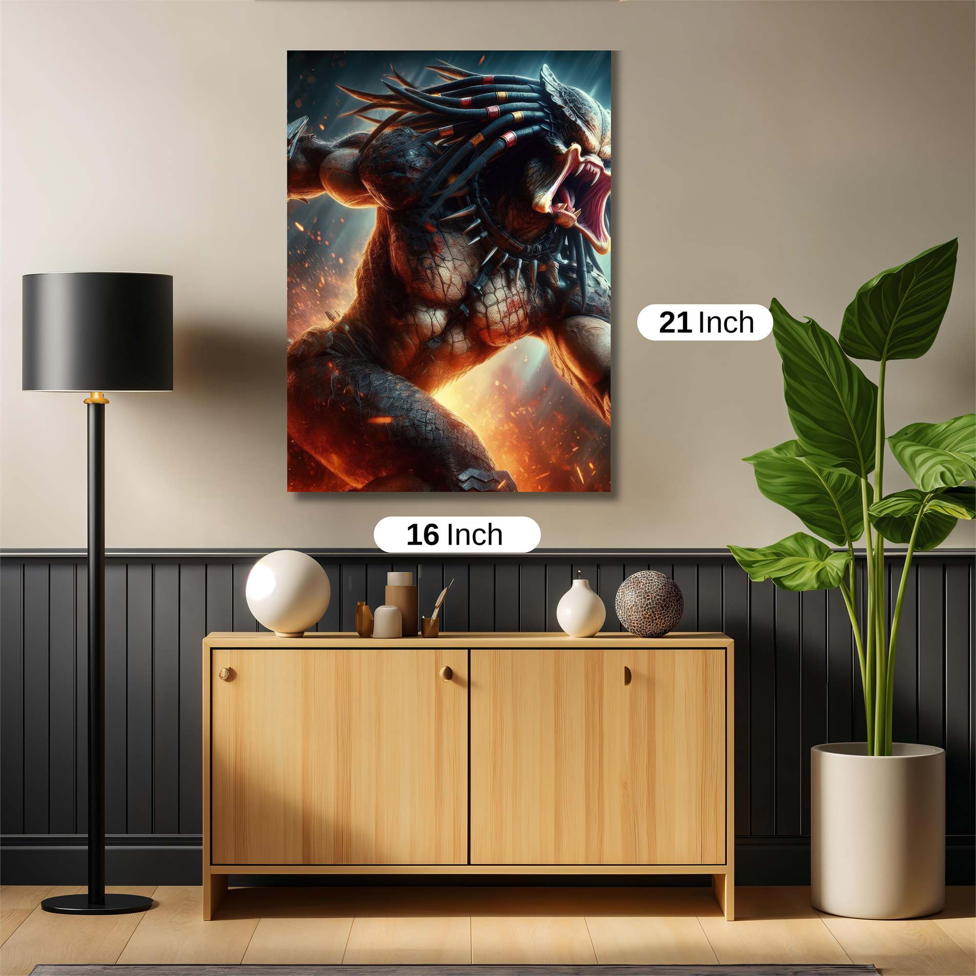 Predator Frenzy Safe Wall Magnetic / M
