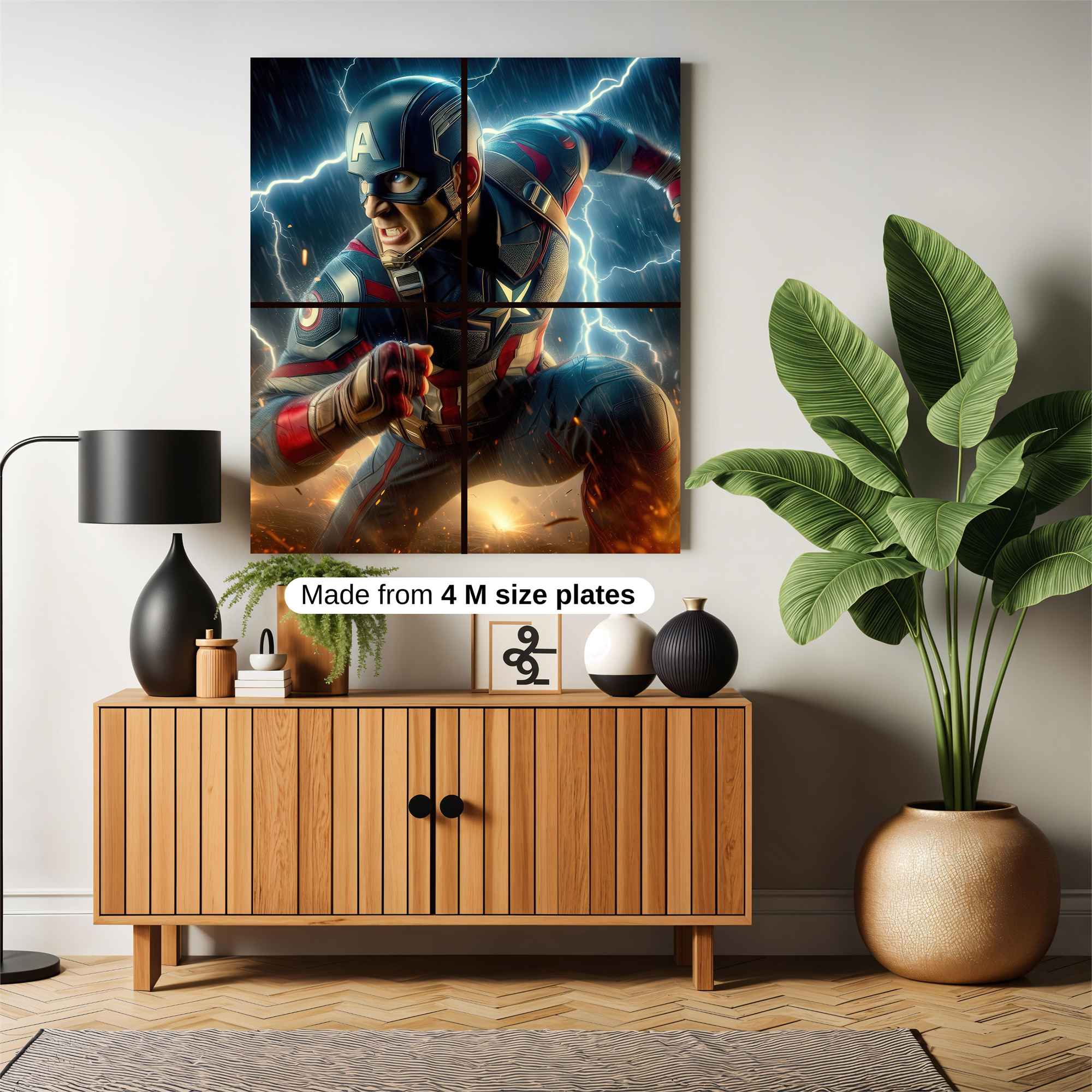 Captain Thunderous Safe Wall Magnetic / M