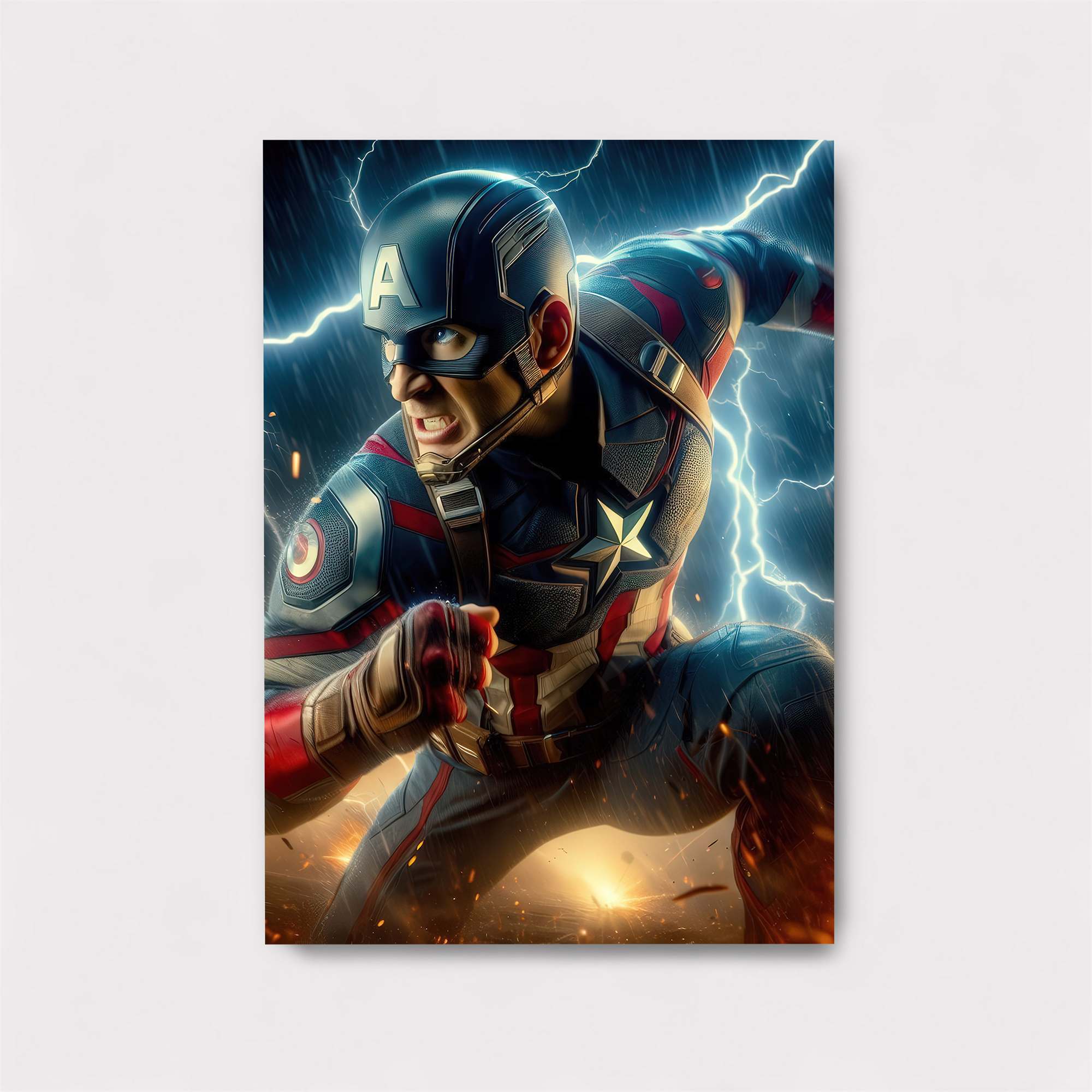 Captain Thunderous Safe Wall Magnetic / M