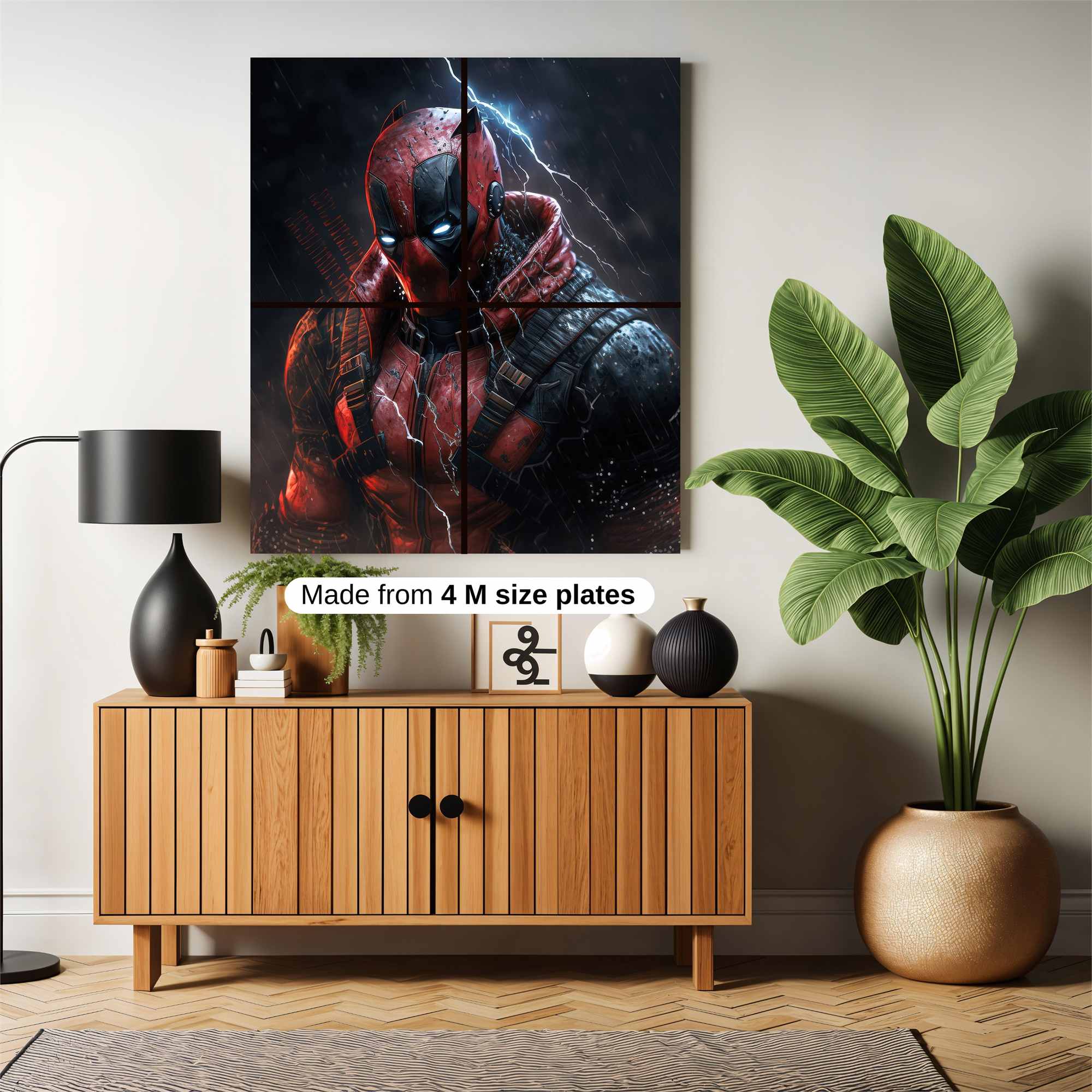 Deadpool Thunder Safe Wall Magnetic / M
