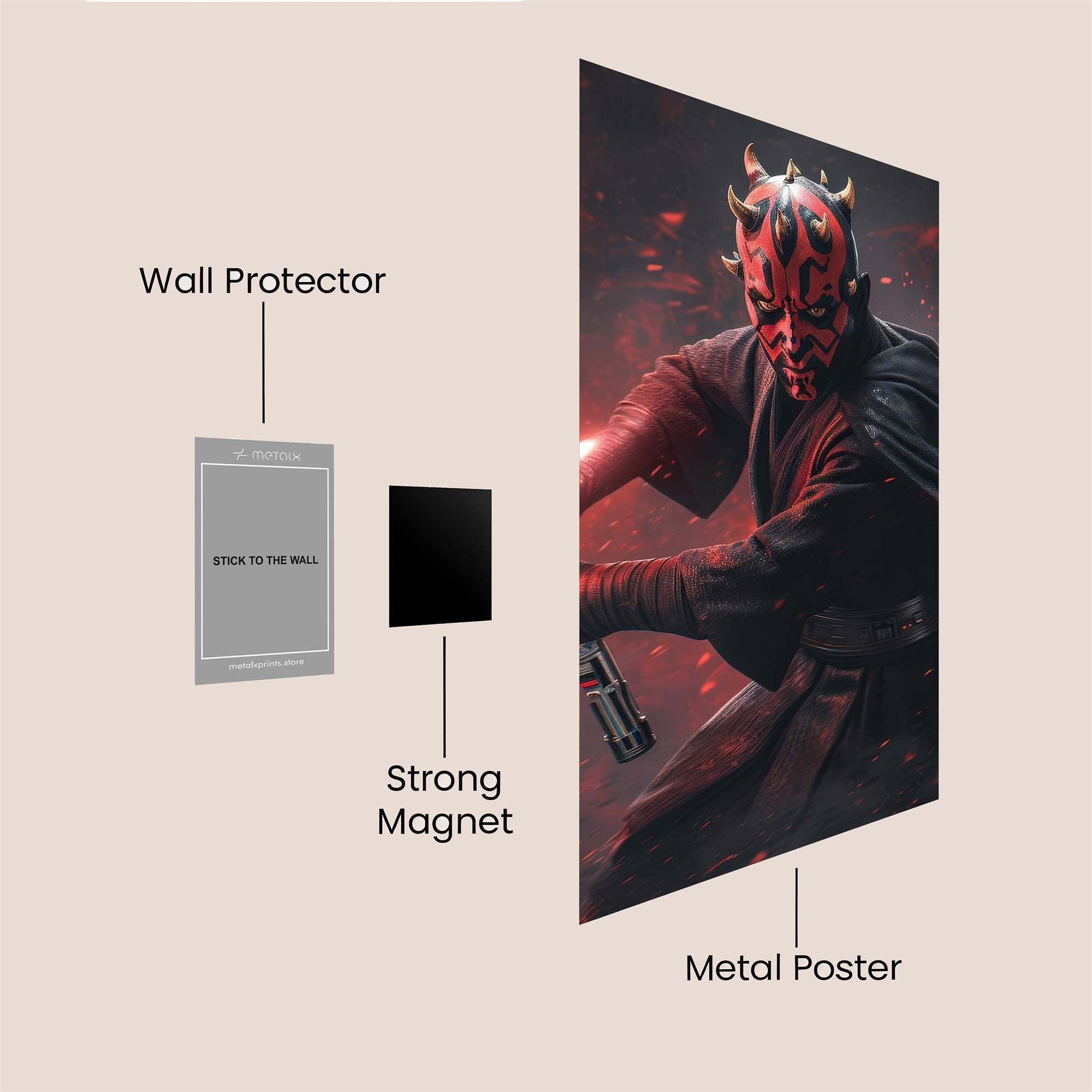 Maul Menace Safe Wall Magnetic / M
