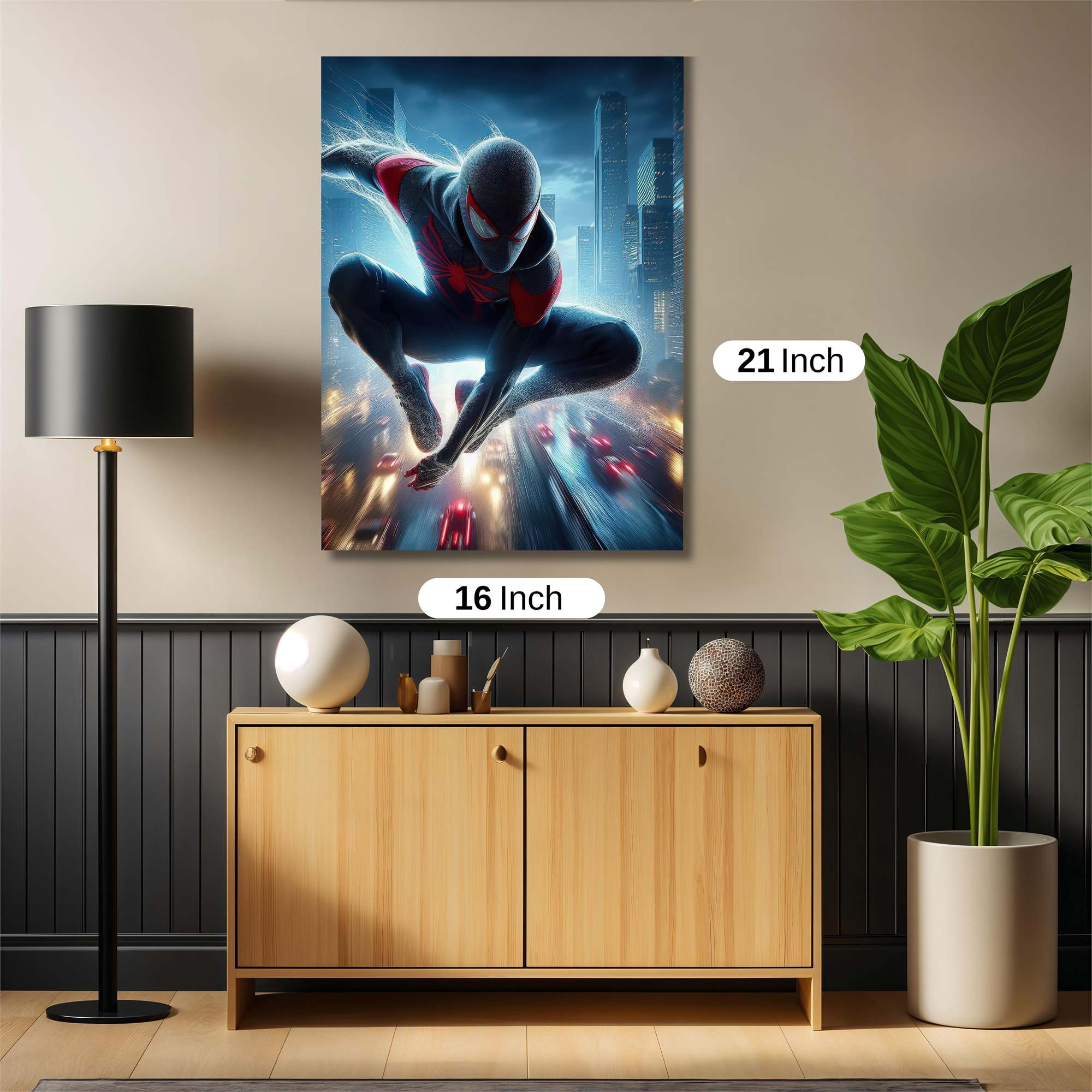 Spider-Man Dazzling Safe Wall Magnetic / M