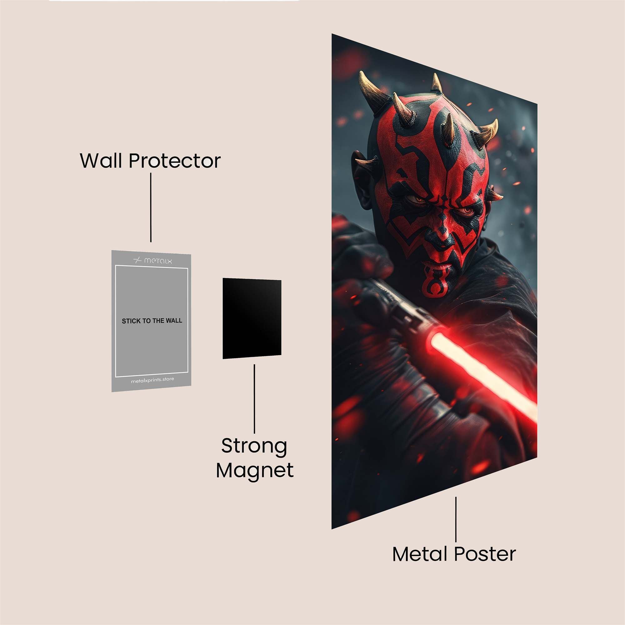 Maul Menace Safe Wall Magnetic / M