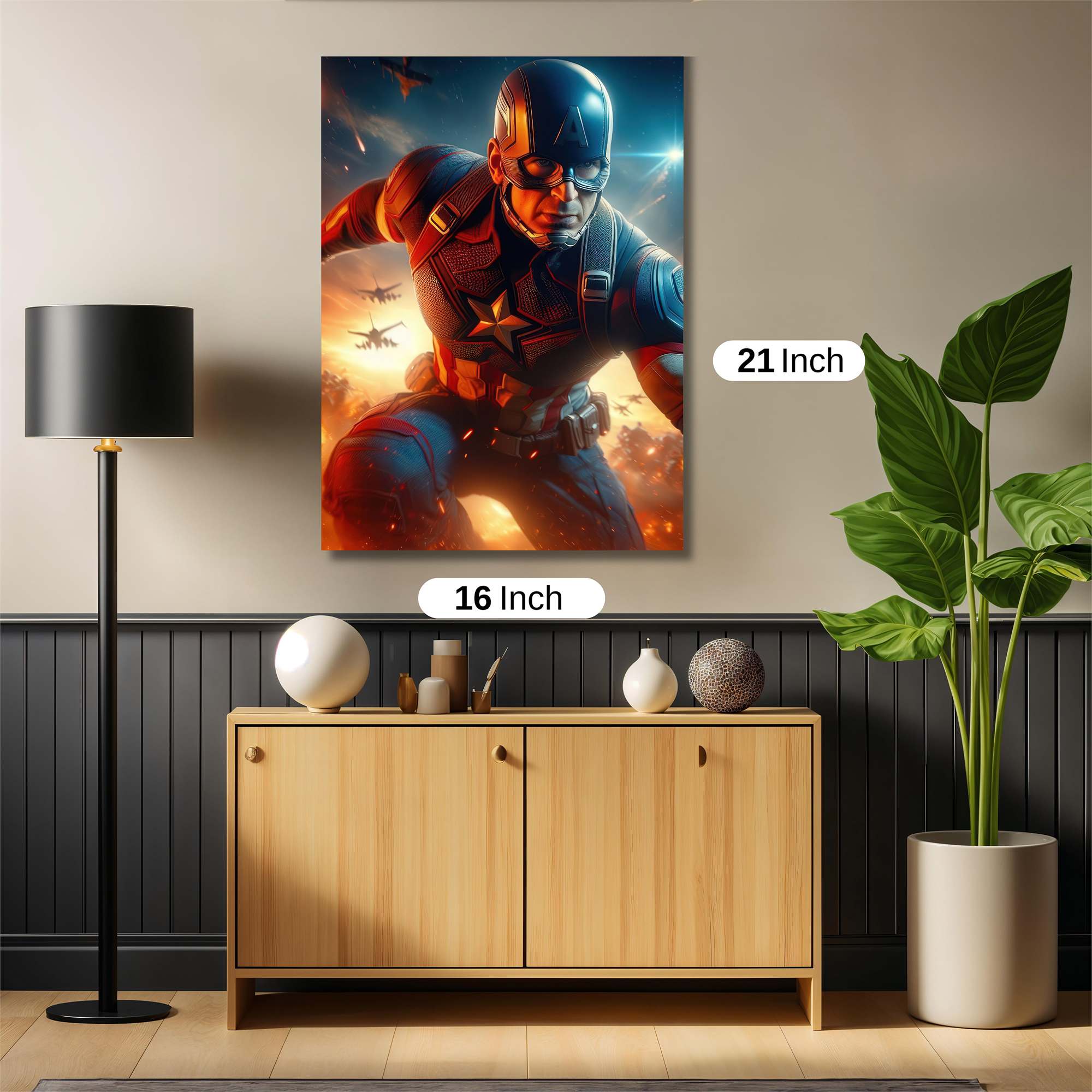 Captain Valor Safe Wall Magnetic / M