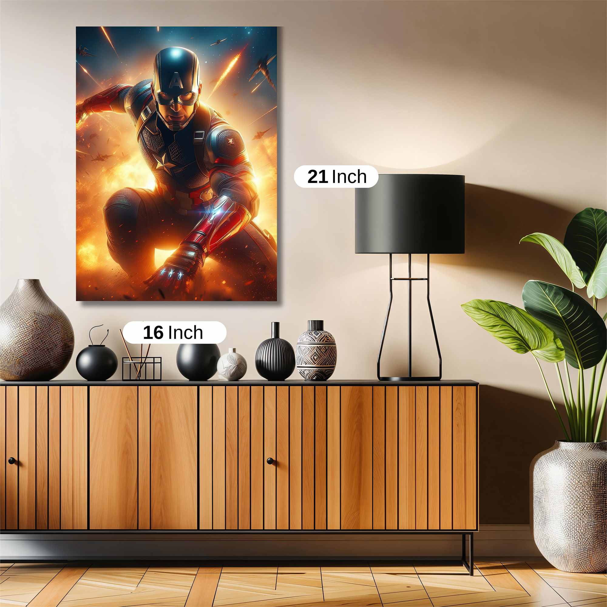 Captain Valiant Safe Wall Magnetic / M