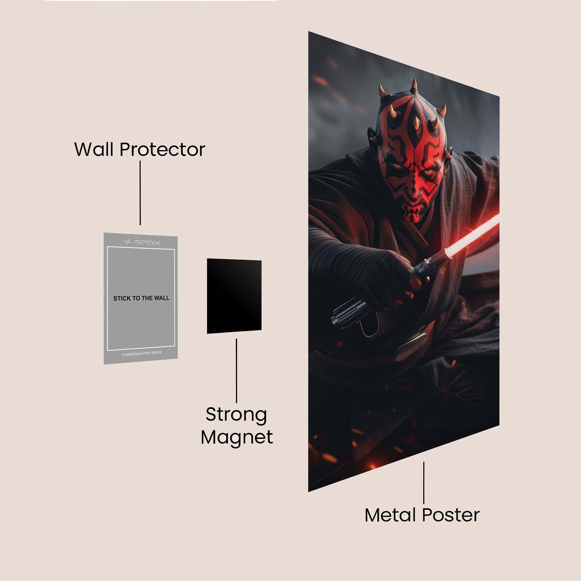 Maul Menacing Safe Wall Magnetic / M