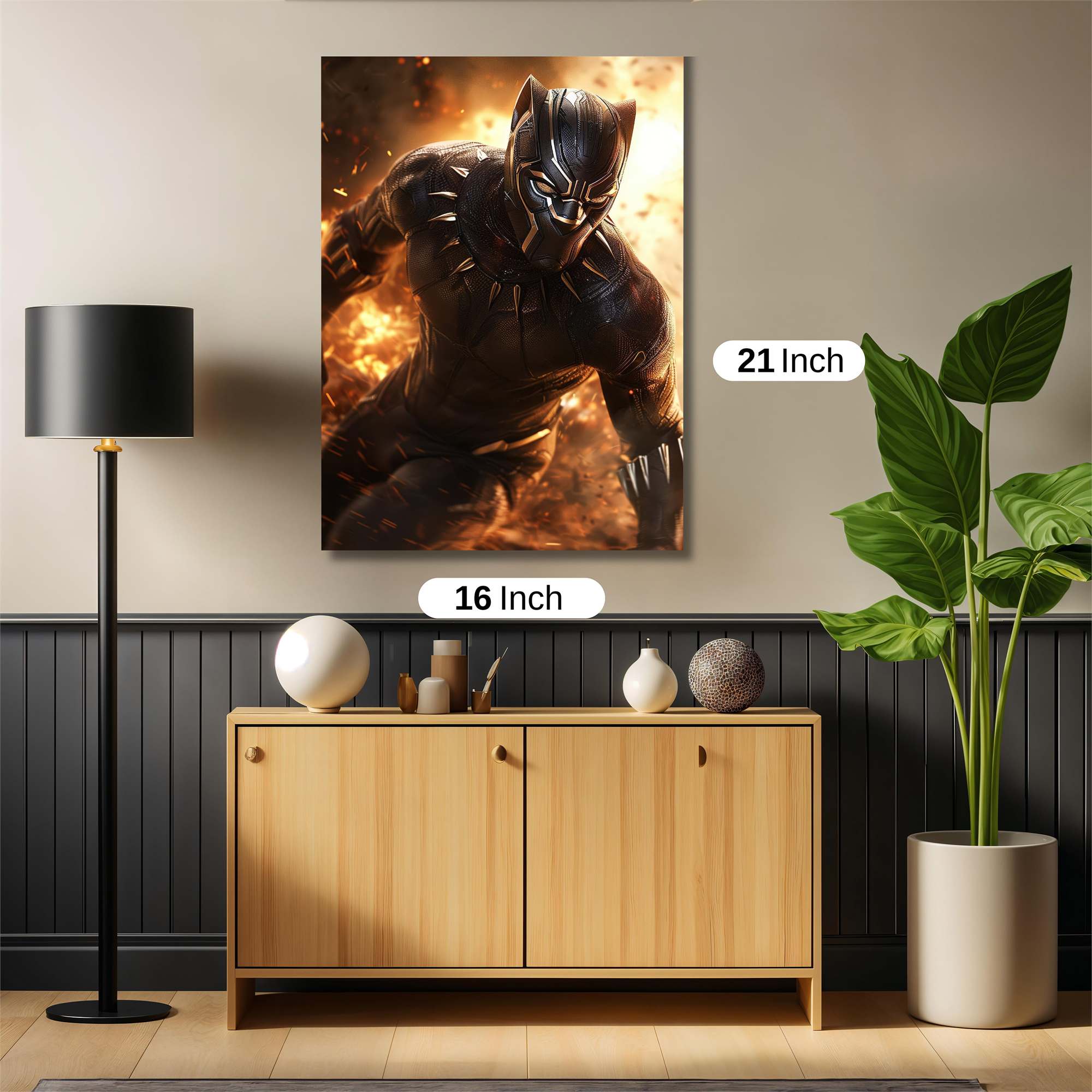Panther Fierce Safe Wall Magnetic / M