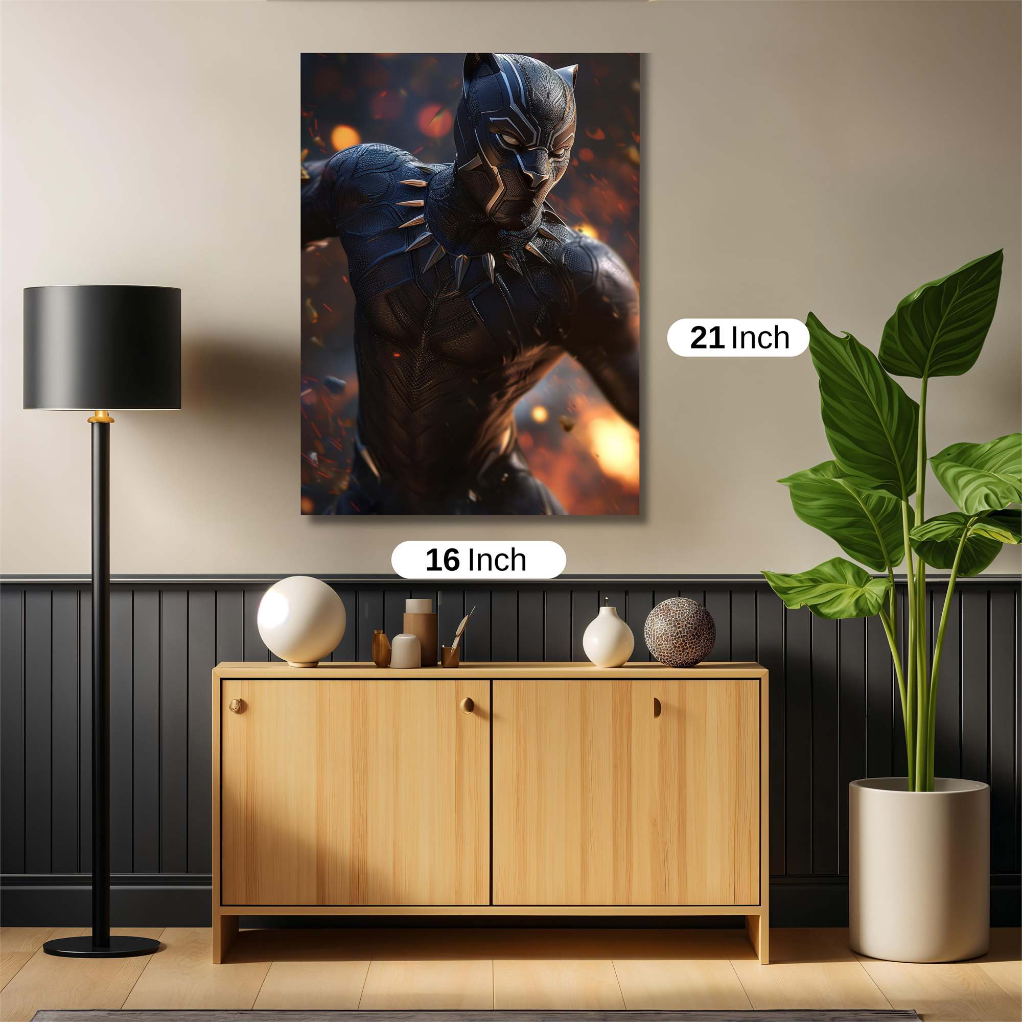 Panther Fierce Safe Wall Magnetic / M
