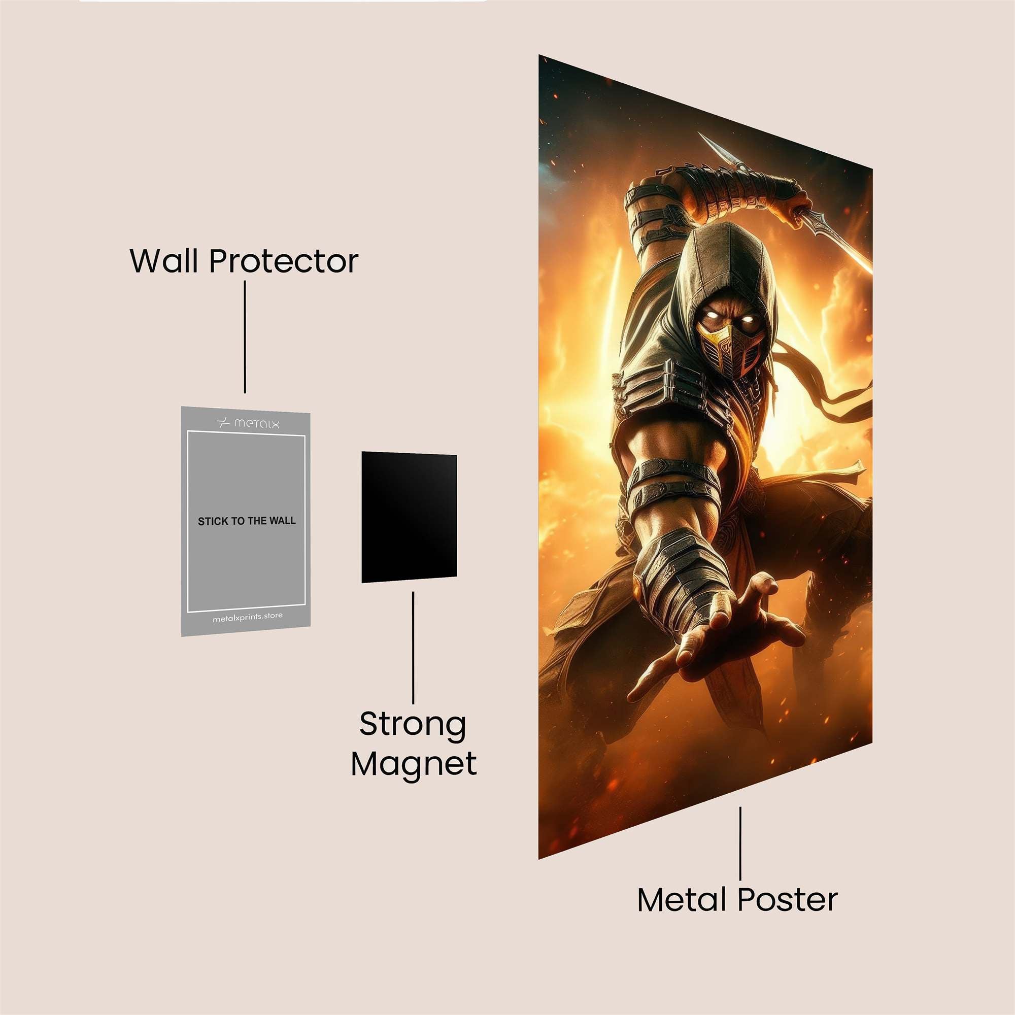 Scorpion Unleashed Safe Wall Magnetic / M