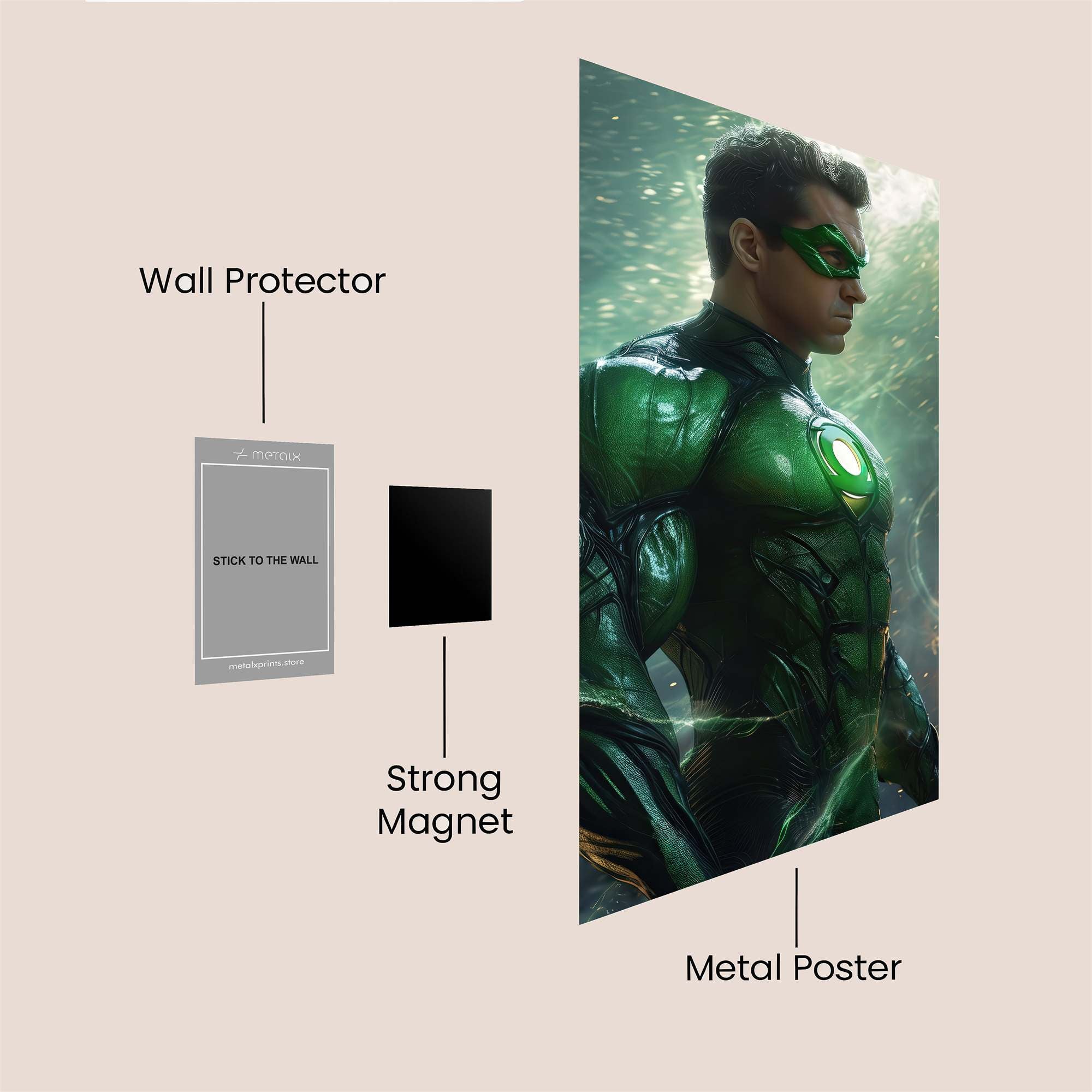 Lantern Radiant Safe Wall Magnetic / M
