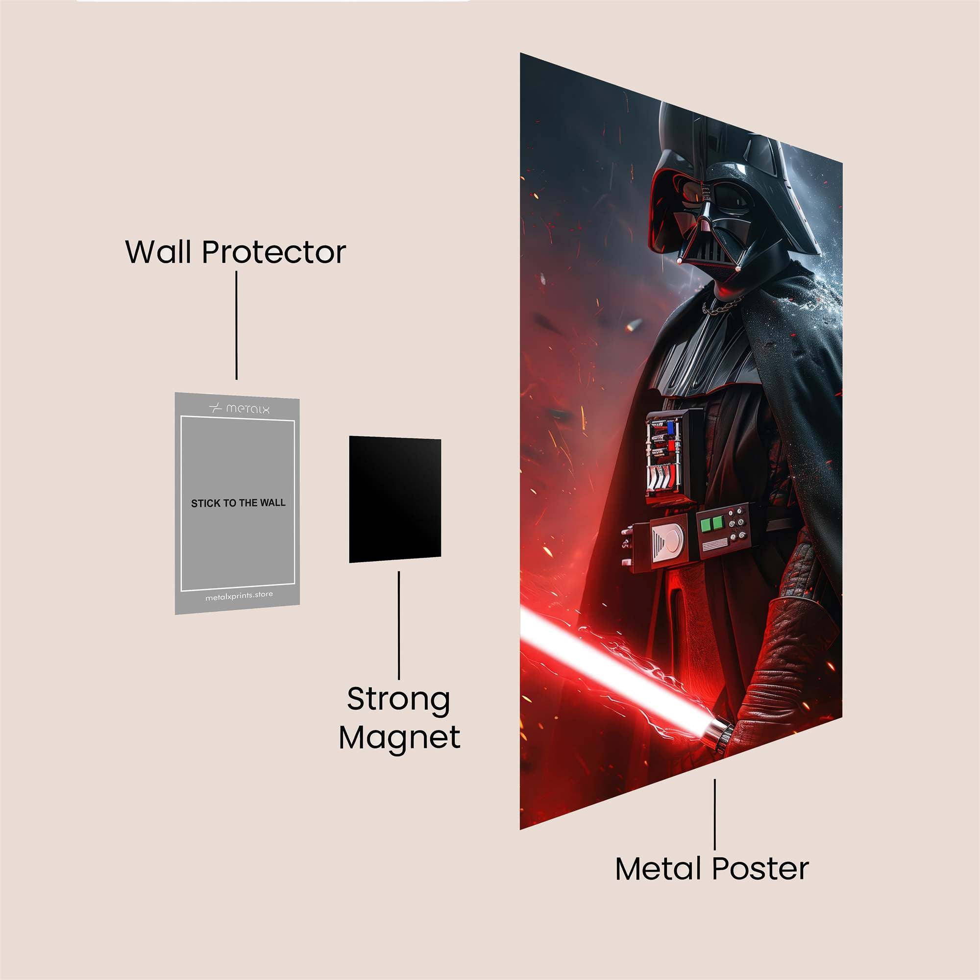 Vader Menace Safe Wall Magnetic / M