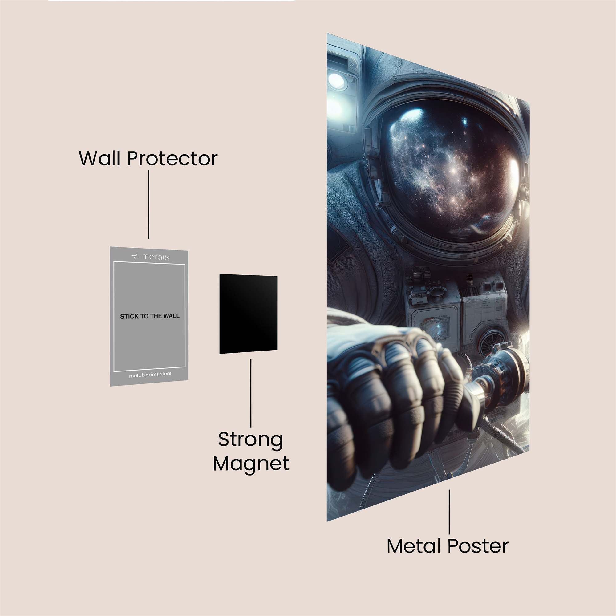 Galactic Grace Safe Wall Magnetic / M