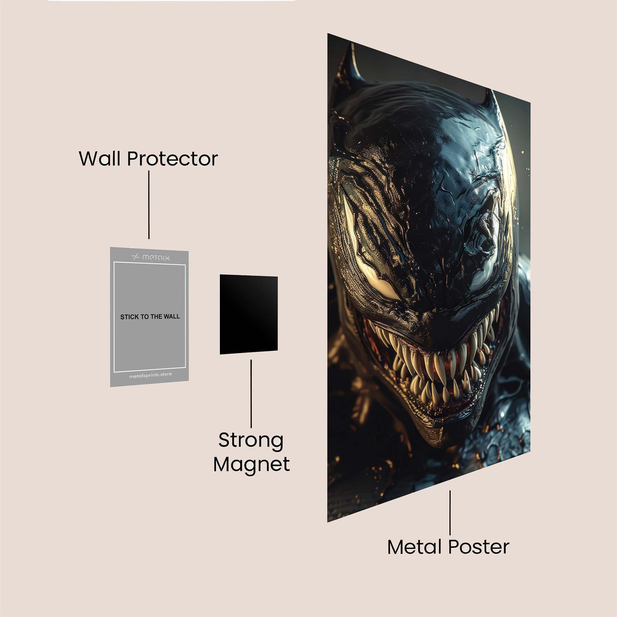 Venom Vicious Safe Wall Magnetic / M