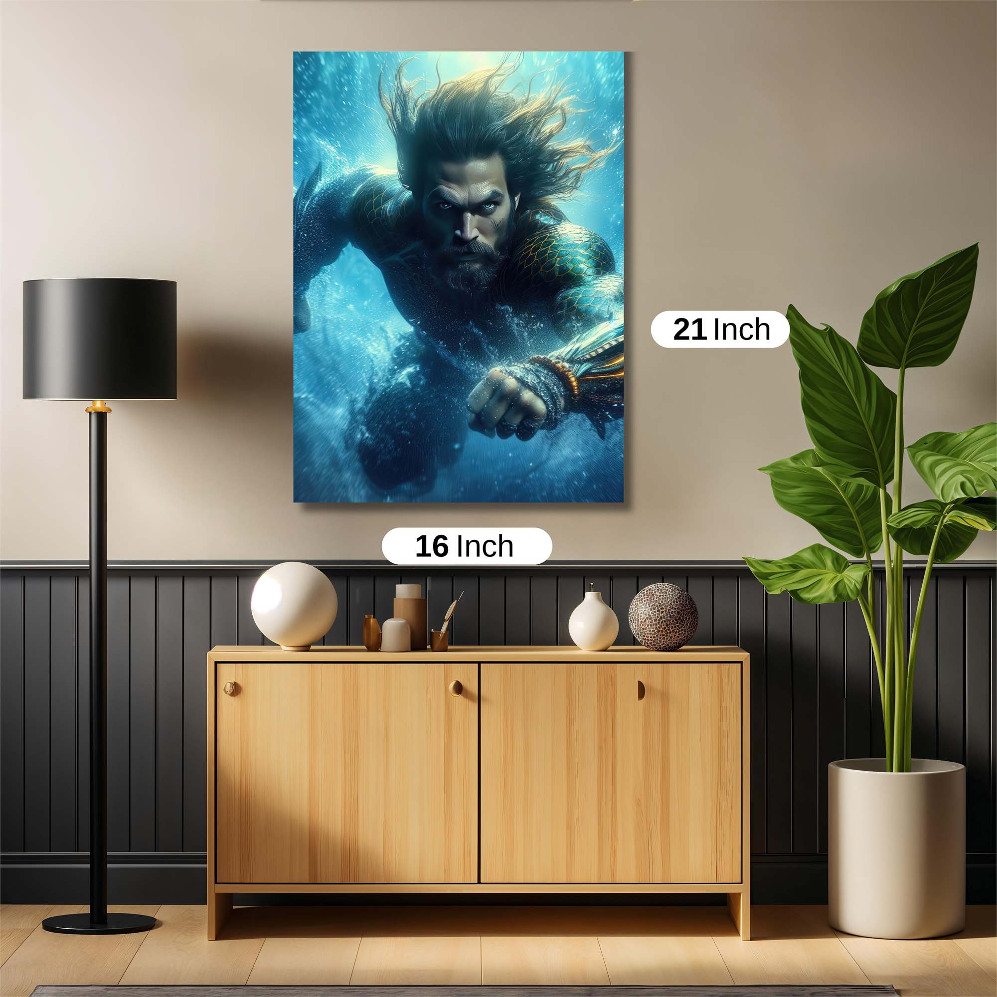 Aquaman Resolute Safe Wall Magnetic / M