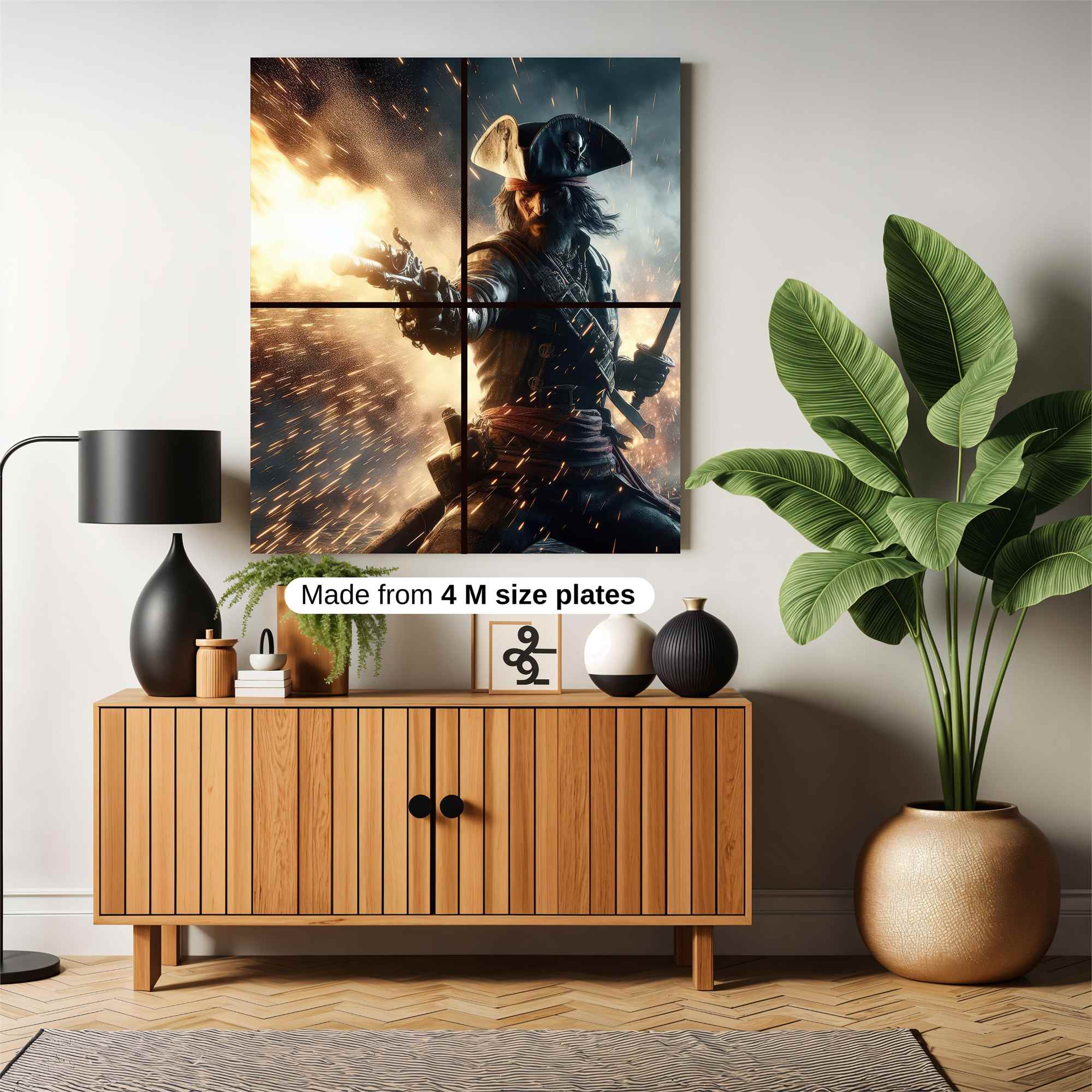 Pirate Blaze Safe Wall Magnetic / M