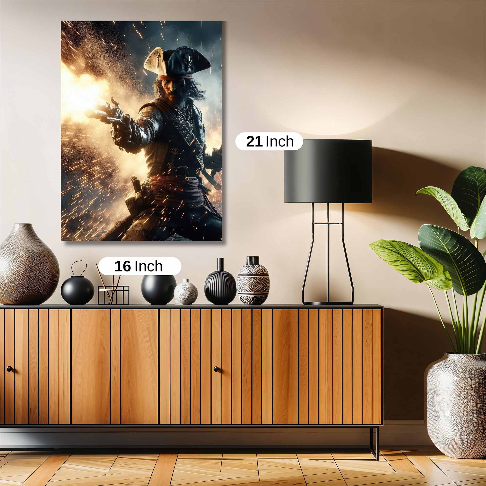Pirate Blaze Safe Wall Magnetic / M