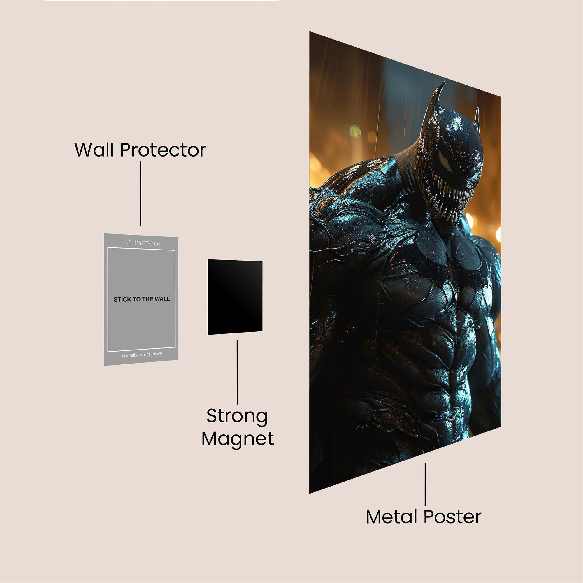 Venom Vengeful Safe Wall Magnetic / M