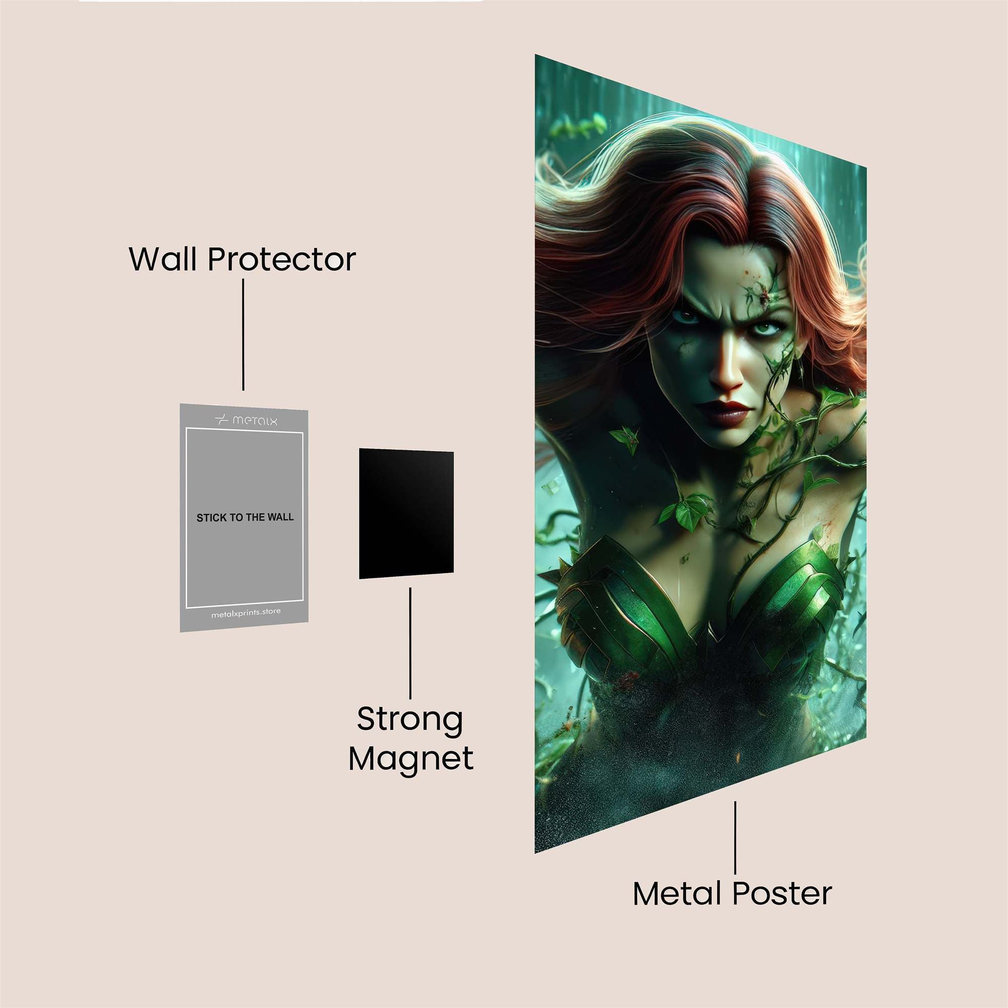 Ivy Enraged Safe Wall Magnetic / M