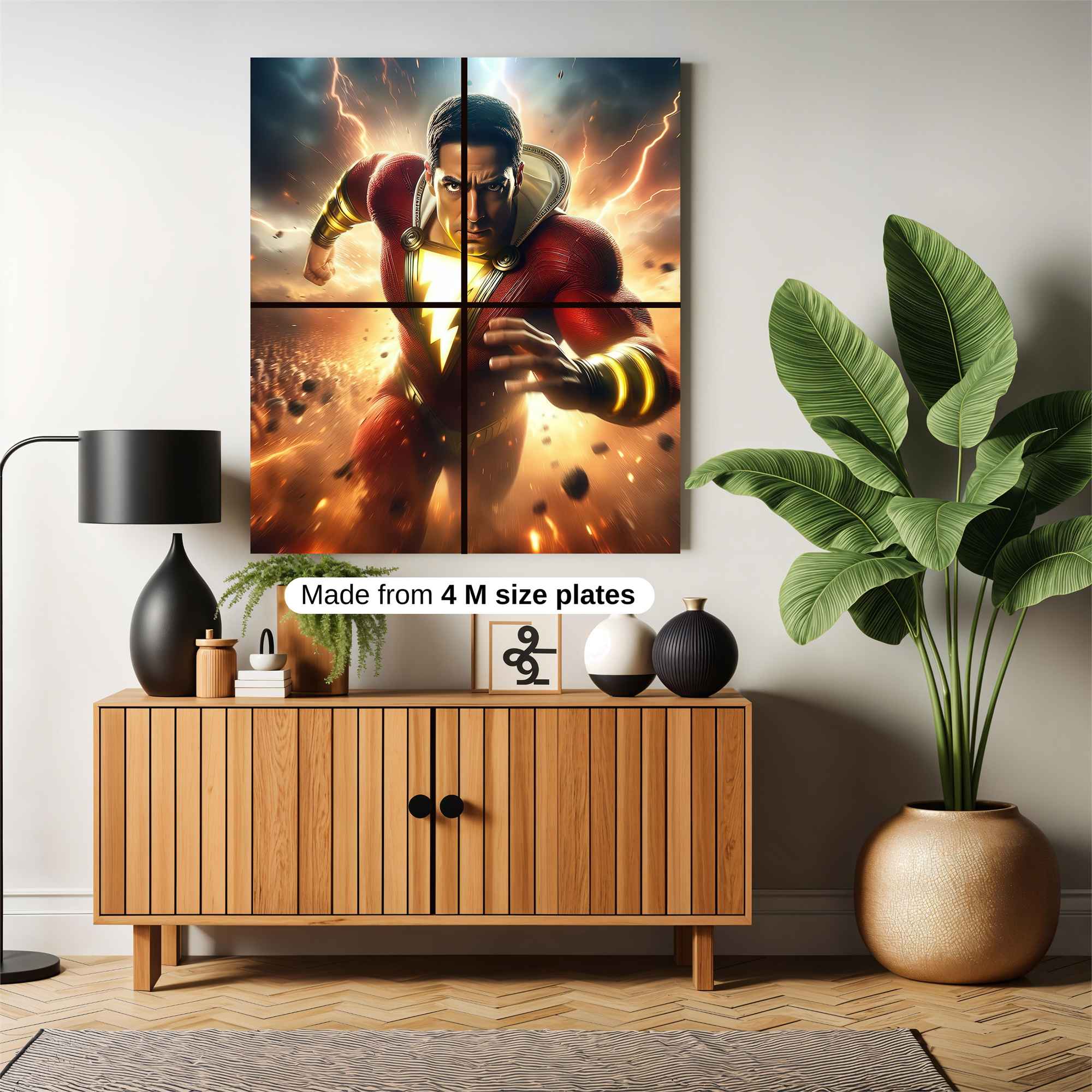 Shazam Thunder Safe Wall Magnetic / M