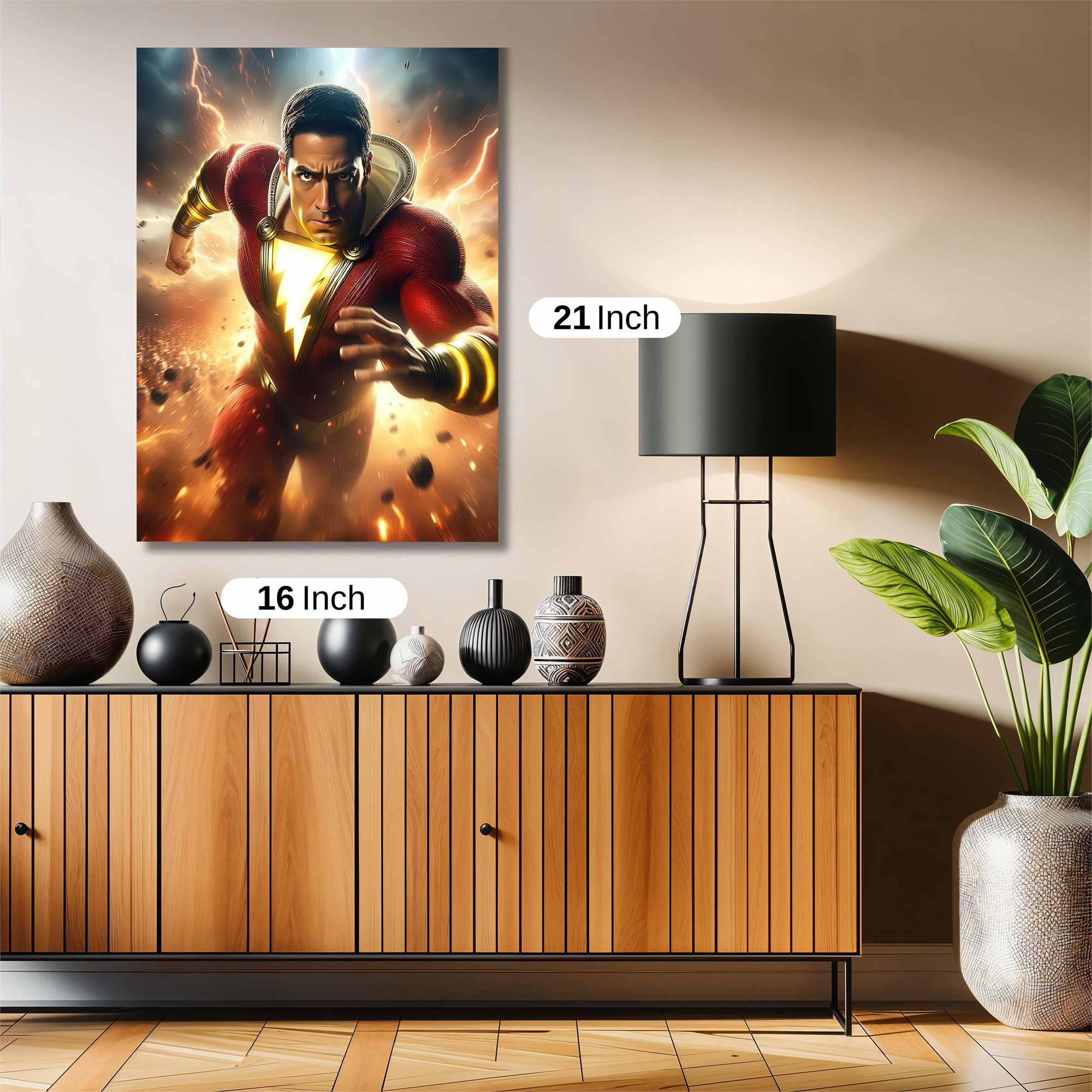 Shazam Thunder Safe Wall Magnetic / M
