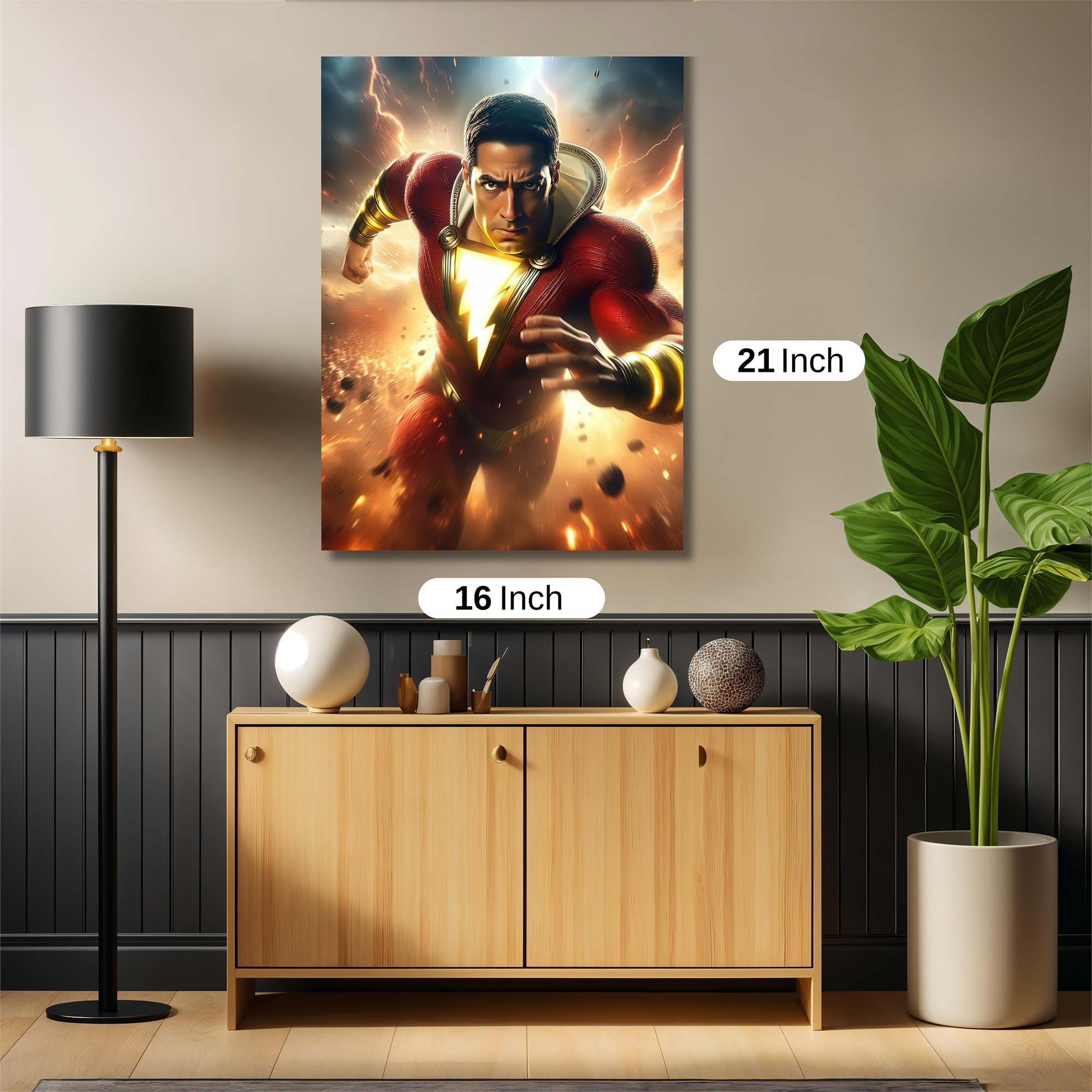 Shazam Thunder Safe Wall Magnetic / M