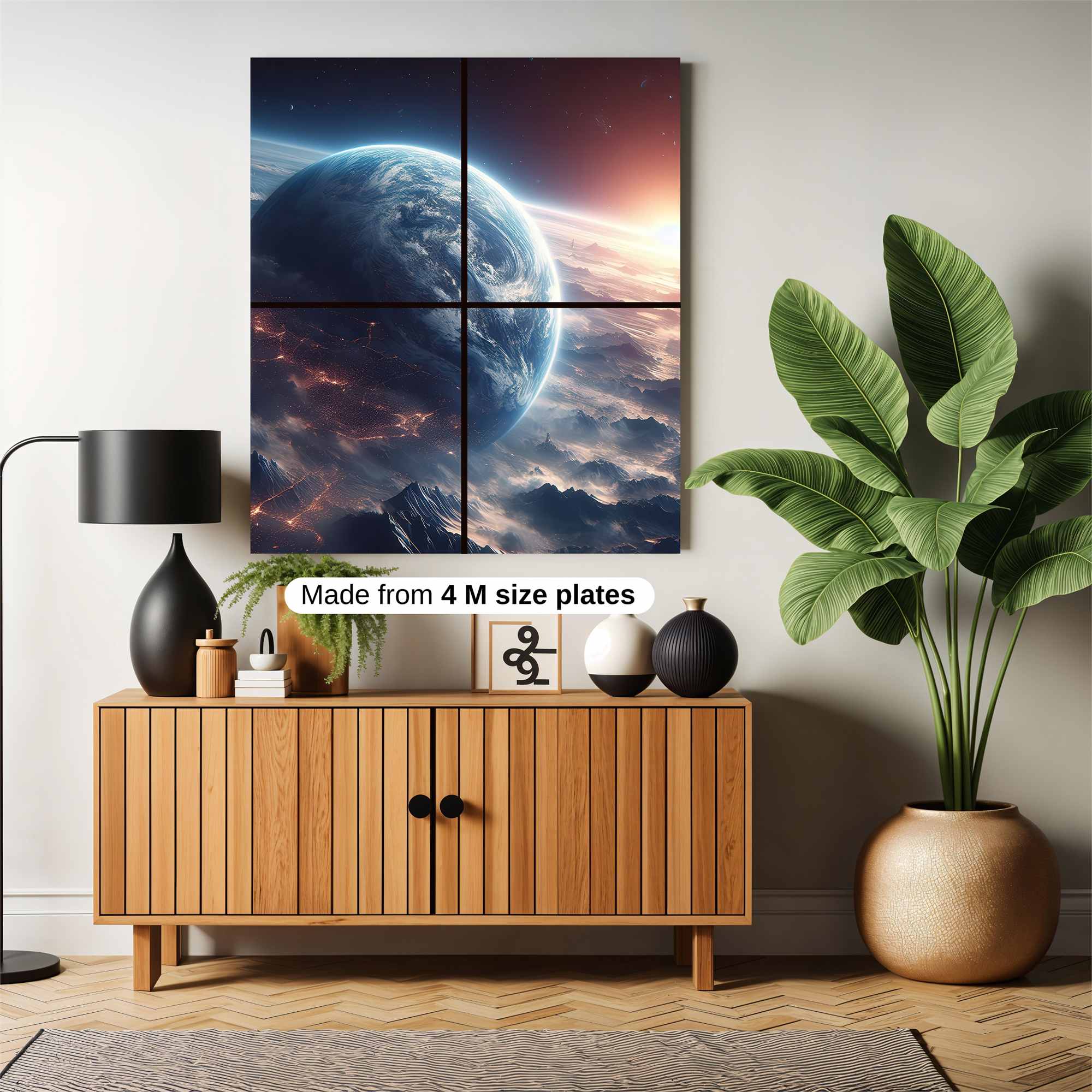 Earth Ablaze Safe Wall Magnetic / M