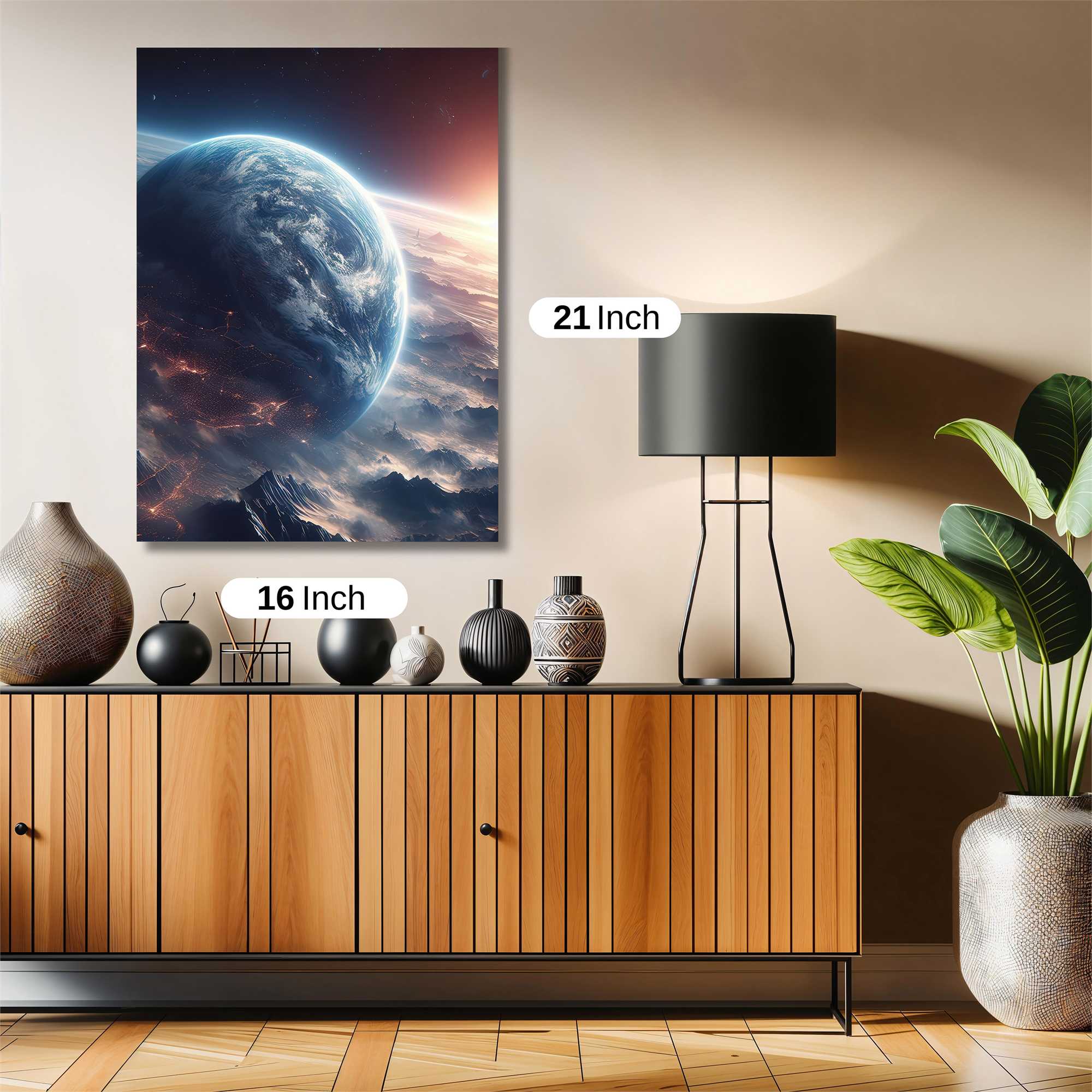 Earth Ablaze Safe Wall Magnetic / M