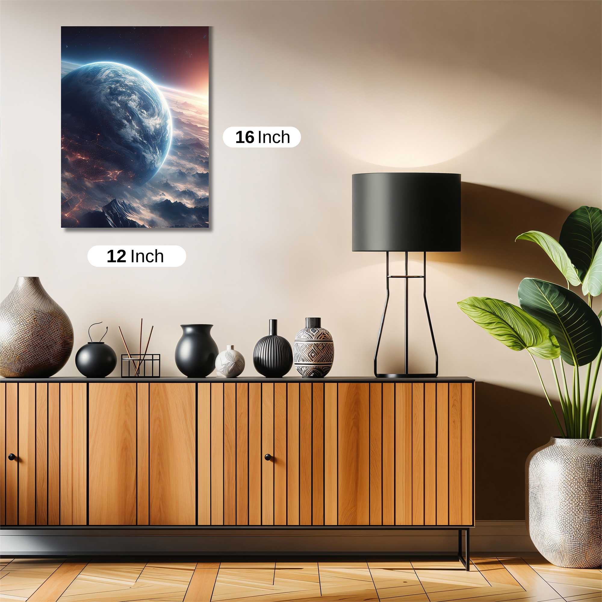 Earth Ablaze Safe Wall Magnetic / M