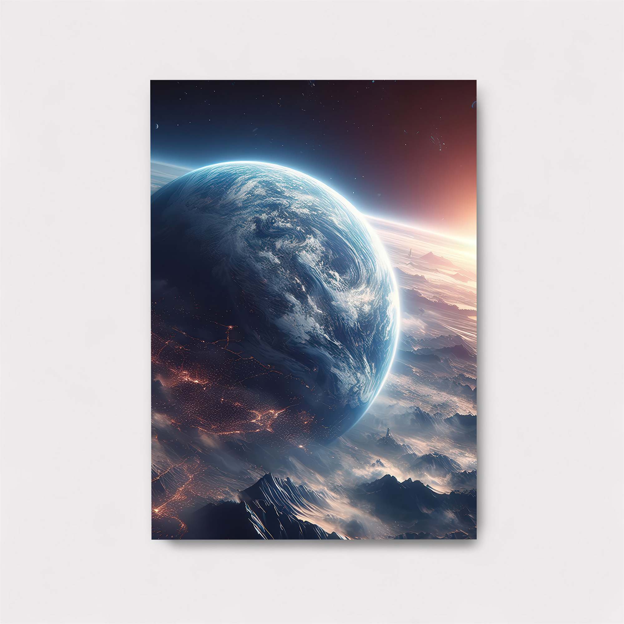 Earth Ablaze Safe Wall Magnetic / M