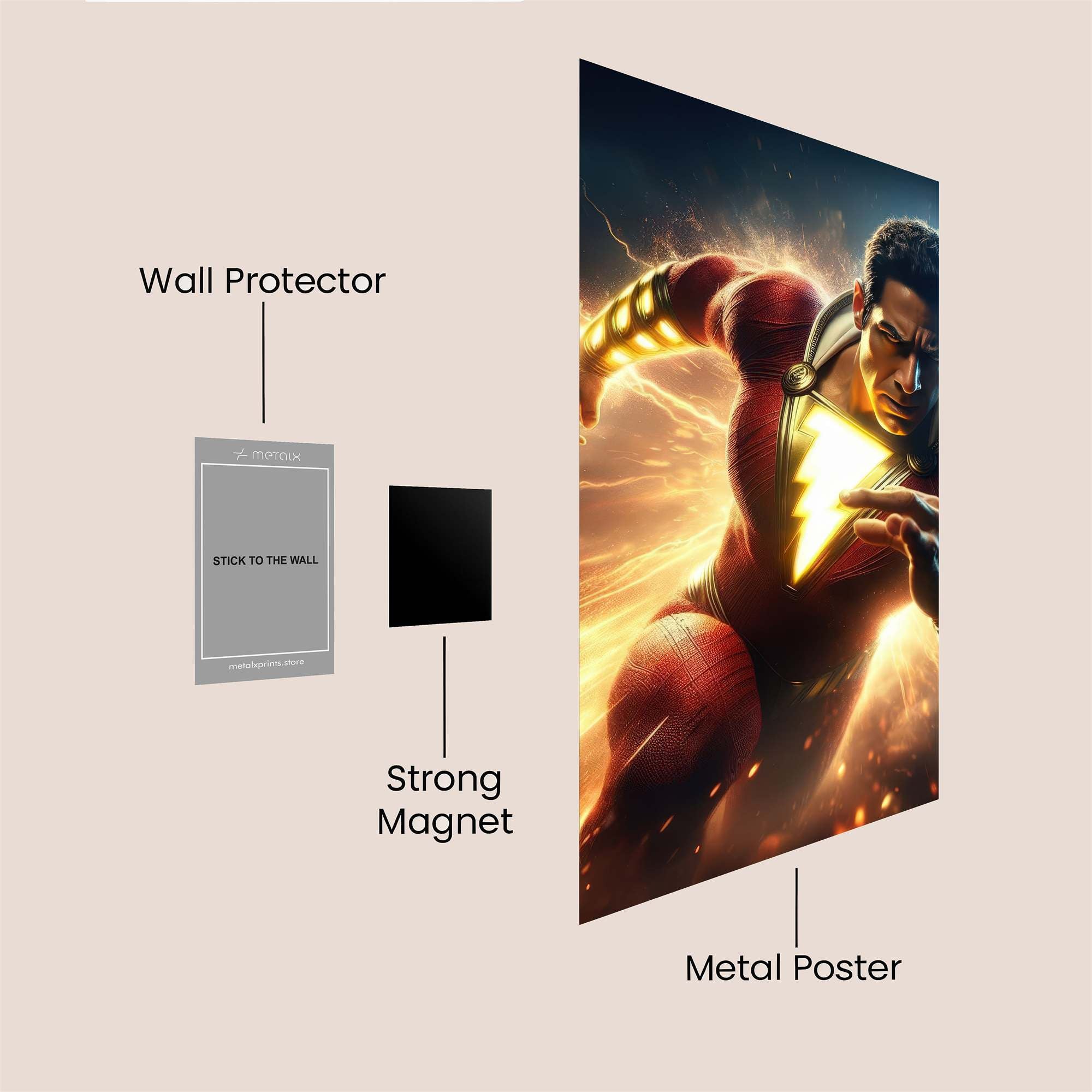 Shazam Radiance Safe Wall Magnetic / M