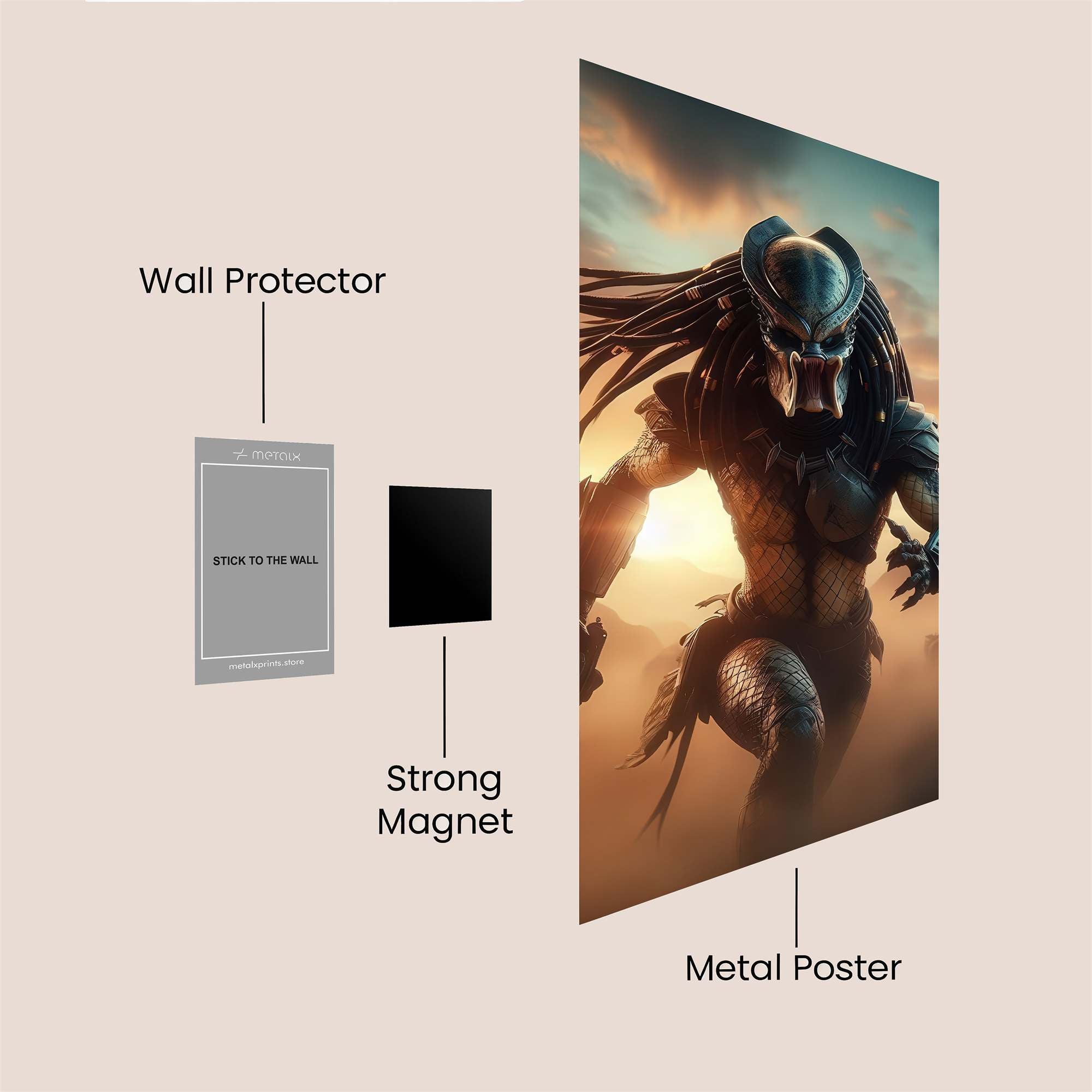 Predator Pursuit Safe Wall Magnetic / M