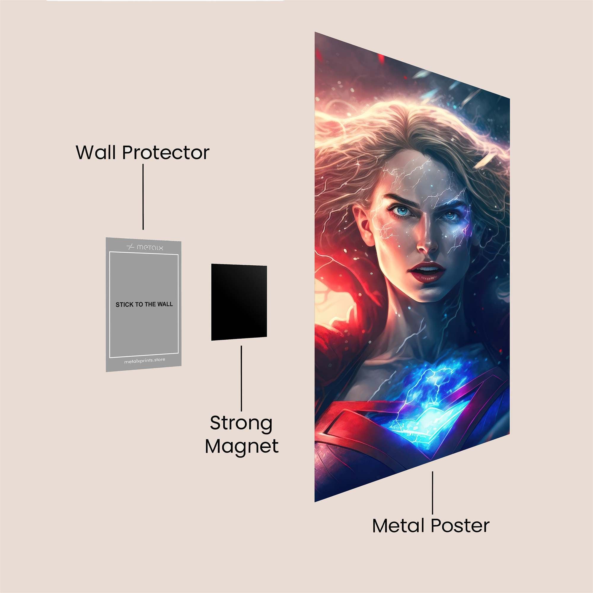 Supernova Radiance Safe Wall Magnetic / M