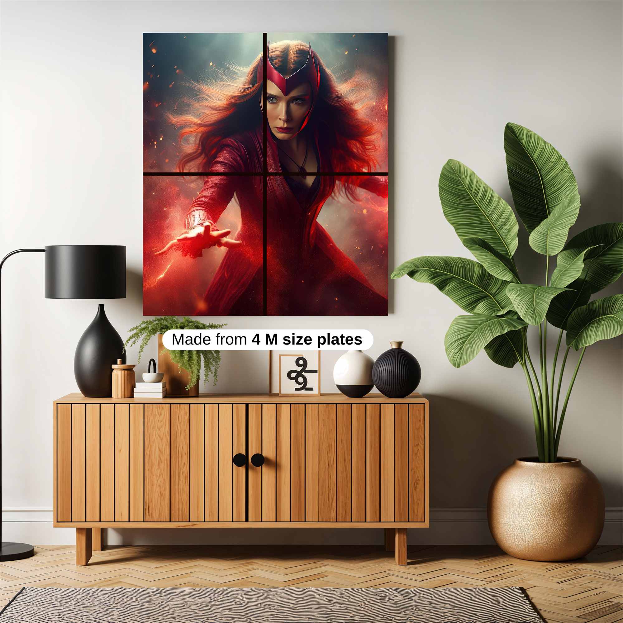 Scarlet Radiance Safe Wall Magnetic / M