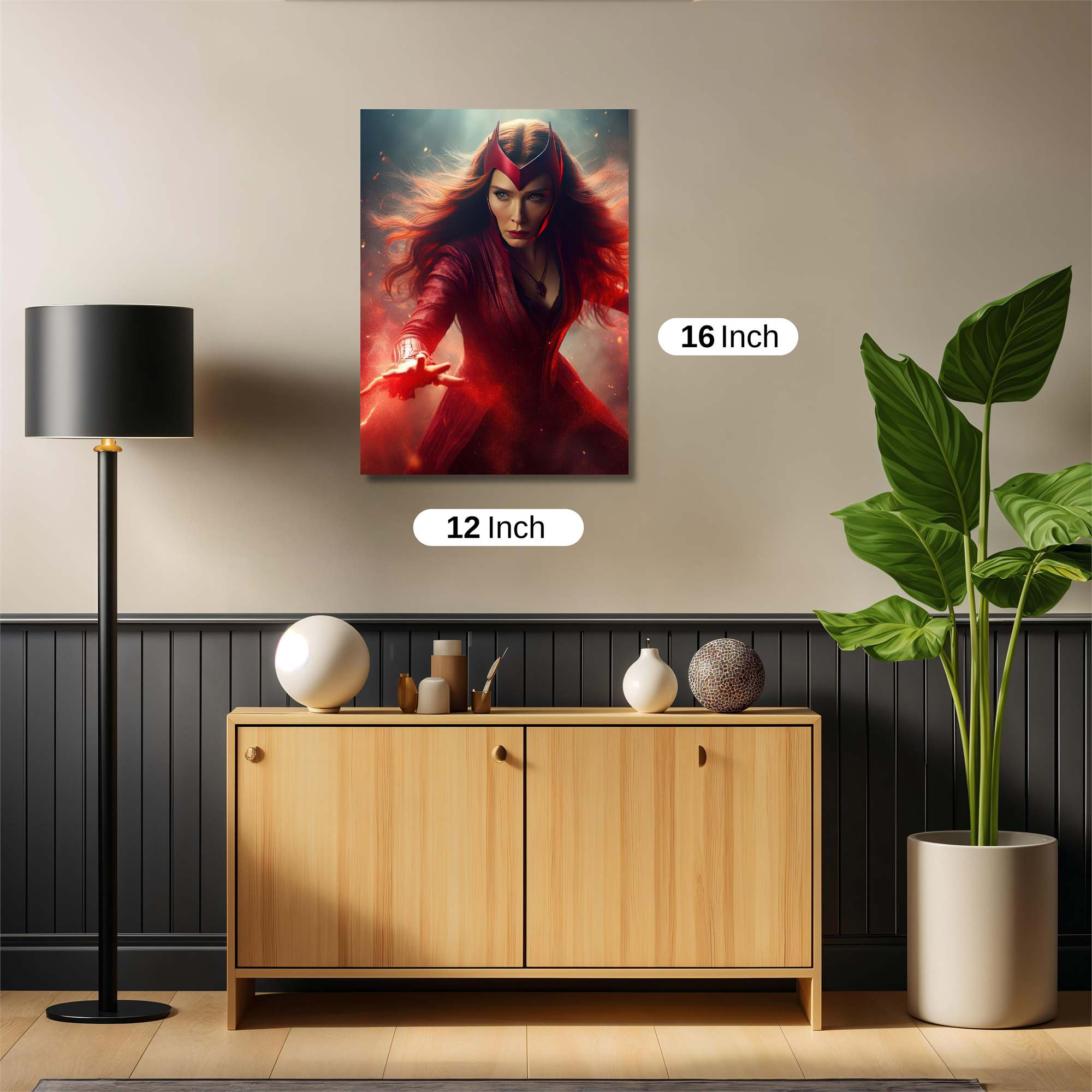 Scarlet Radiance Safe Wall Magnetic / M