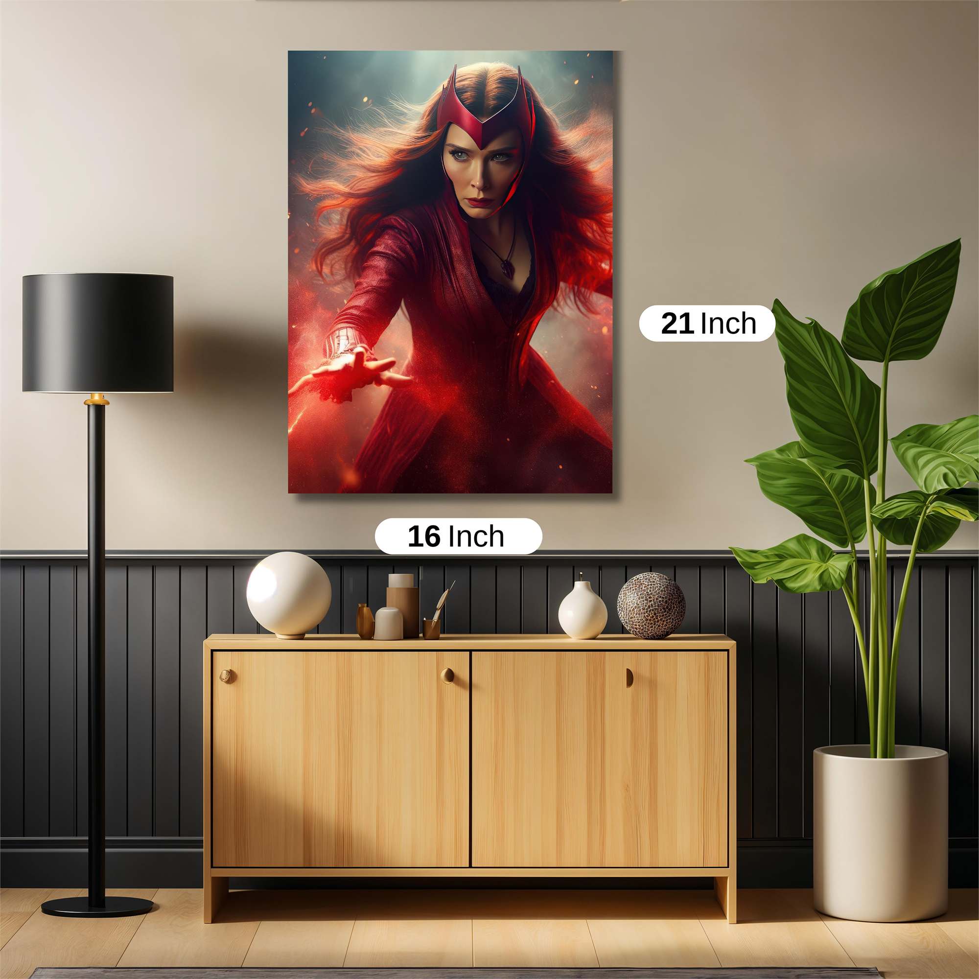 Scarlet Radiance Safe Wall Magnetic / M