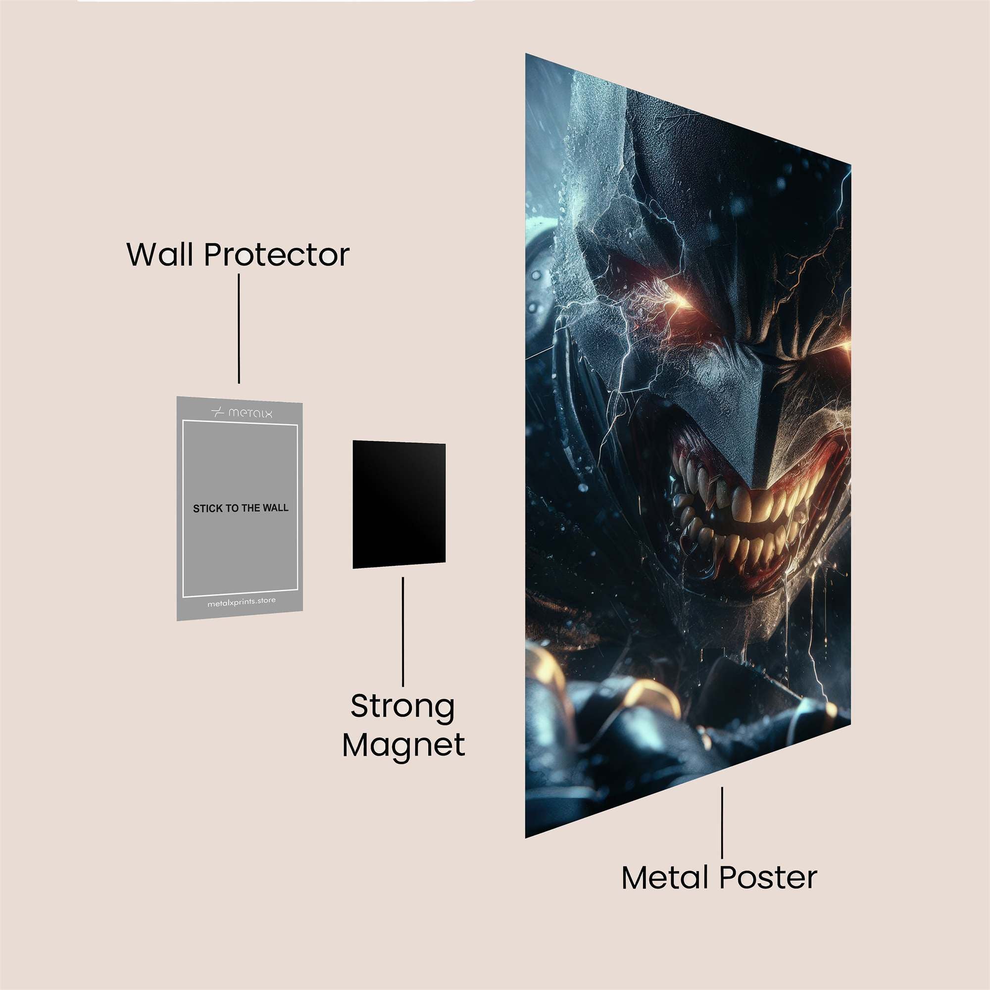 Batman Frenzied Safe Wall Magnetic / M