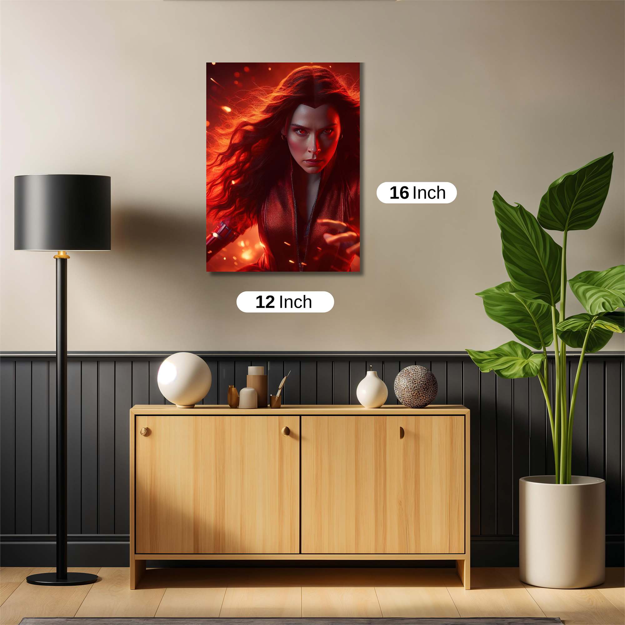 Scarlet Fury Safe Wall Magnetic / M