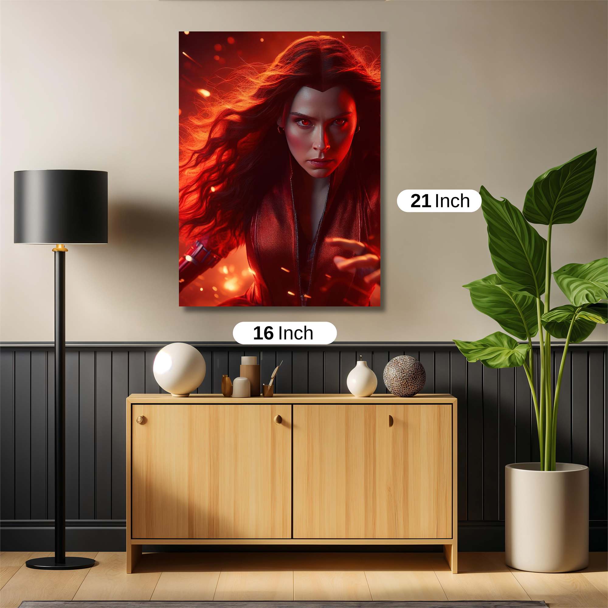 Scarlet Fury Safe Wall Magnetic / M