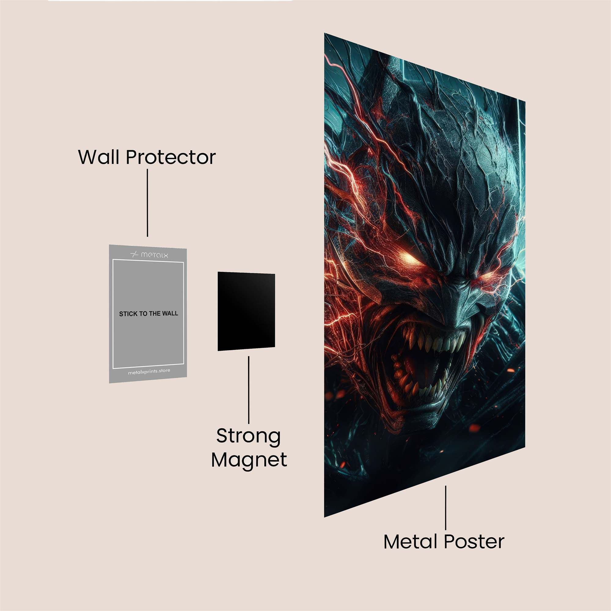 Batman Infernal Safe Wall Magnetic / M