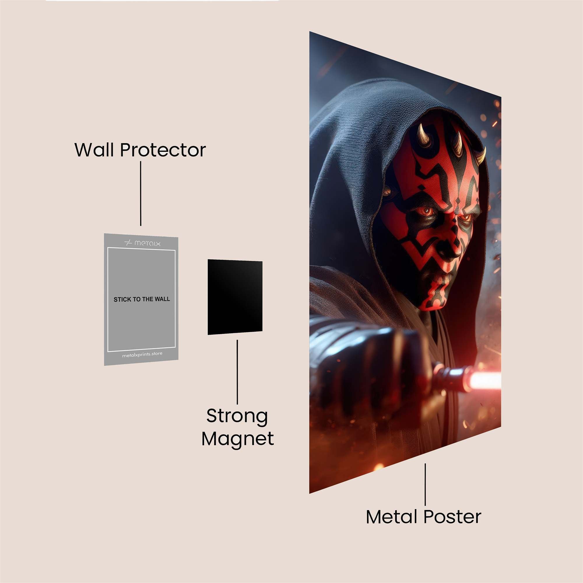 Maul Ferocious Safe Wall Magnetic / M
