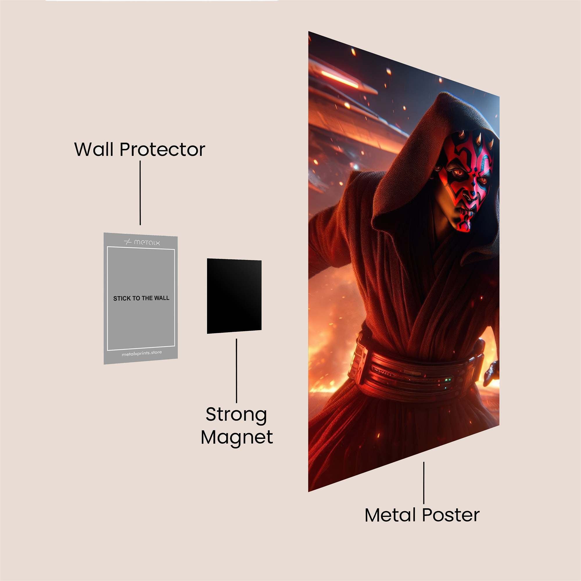 Maul Ferocity Safe Wall Magnetic / M