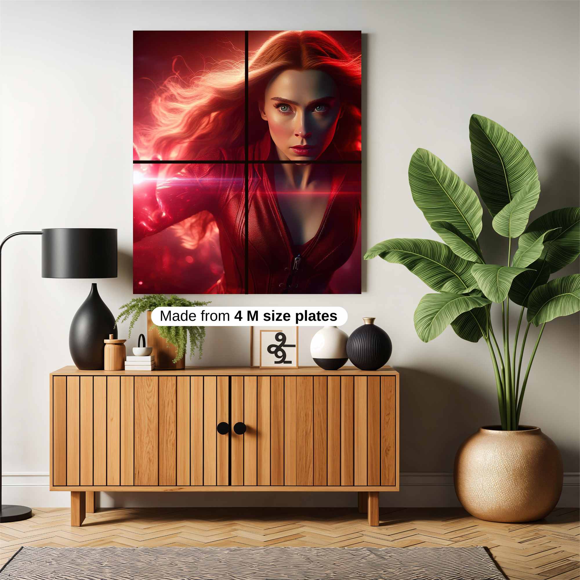 Scarlet Radiance Safe Wall Magnetic / M
