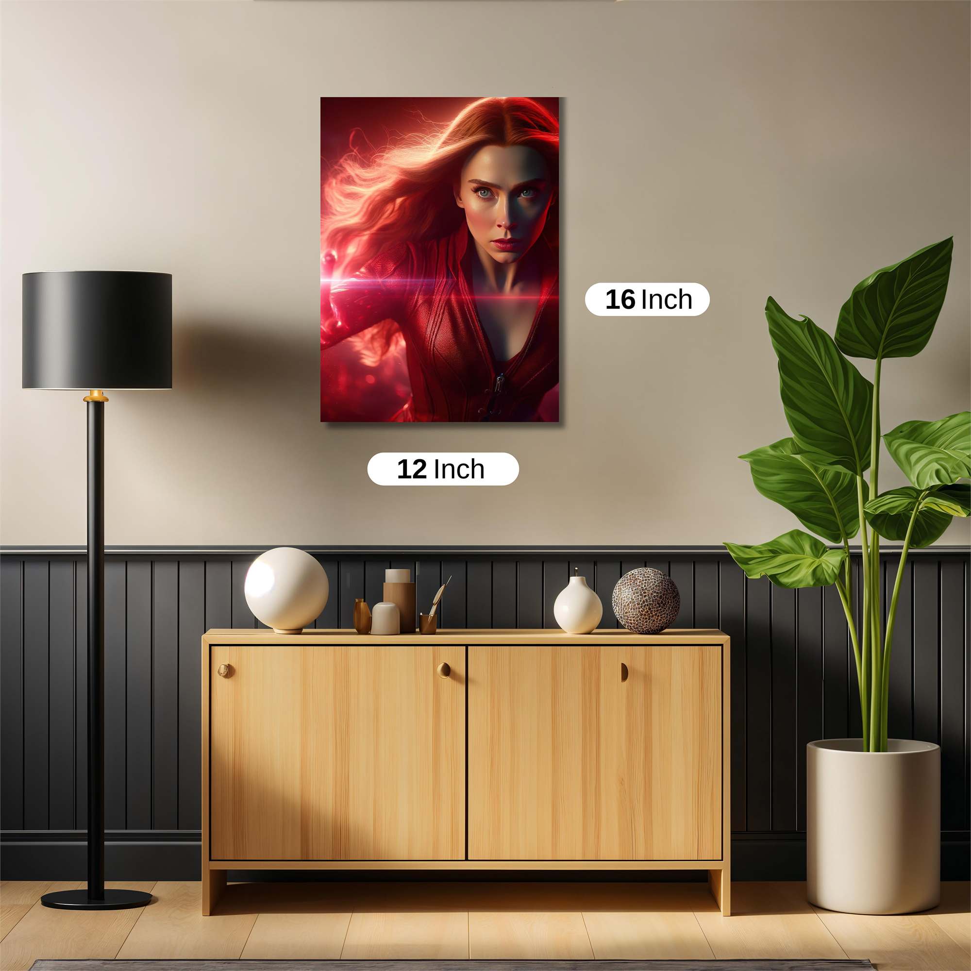 Scarlet Radiance Safe Wall Magnetic / M