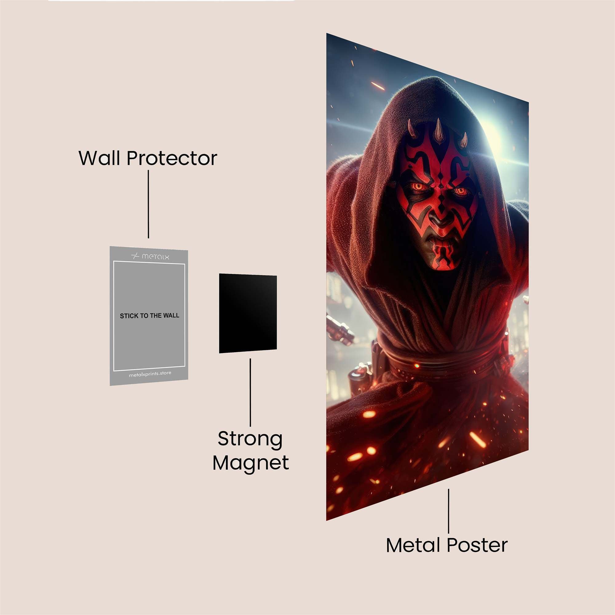 Maul Menacing Safe Wall Magnetic / M