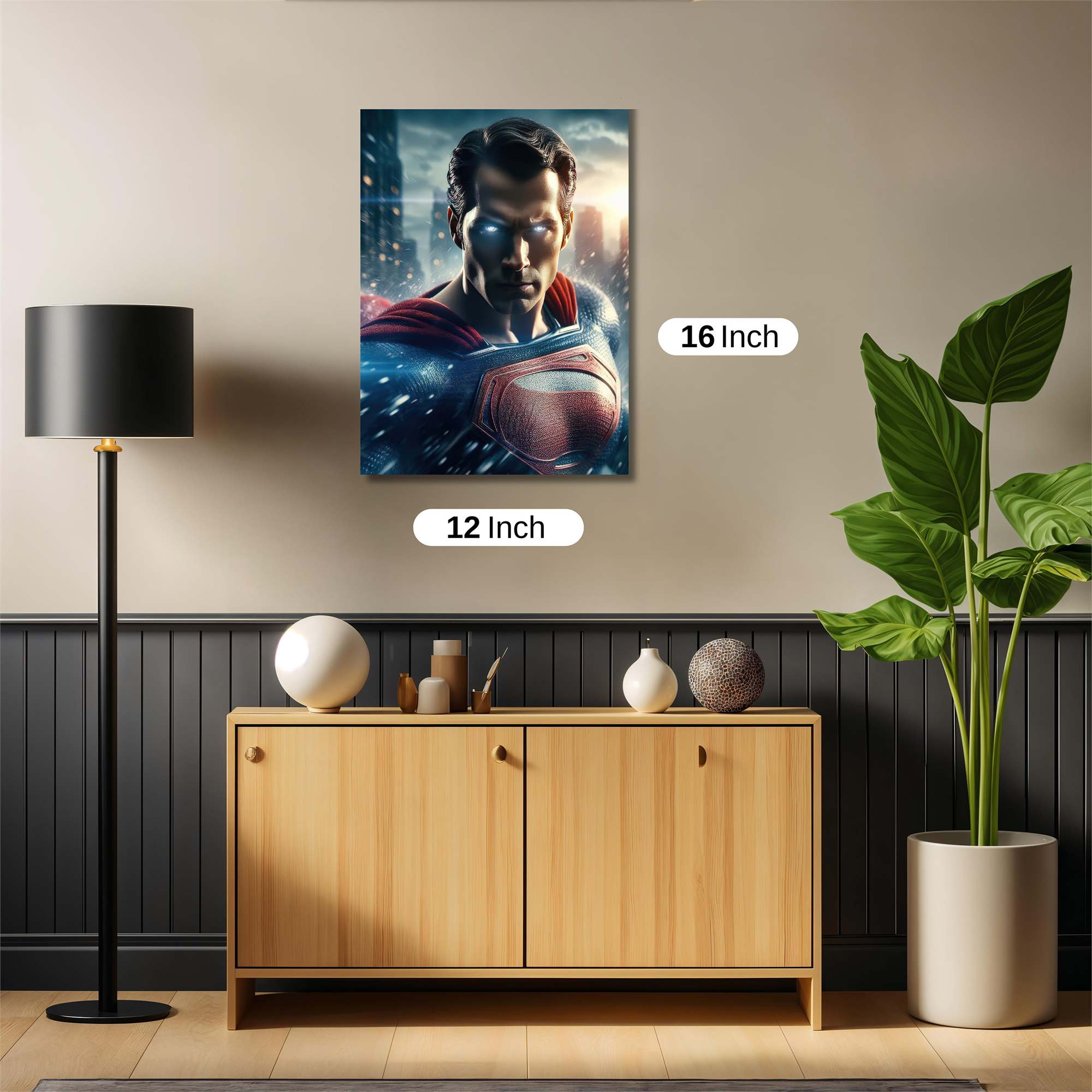 Superman Serene Safe Wall Magnetic / M