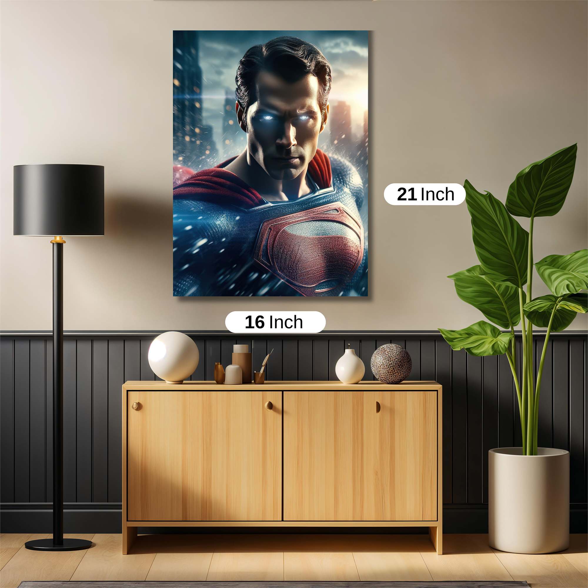 Superman Serene Safe Wall Magnetic / M